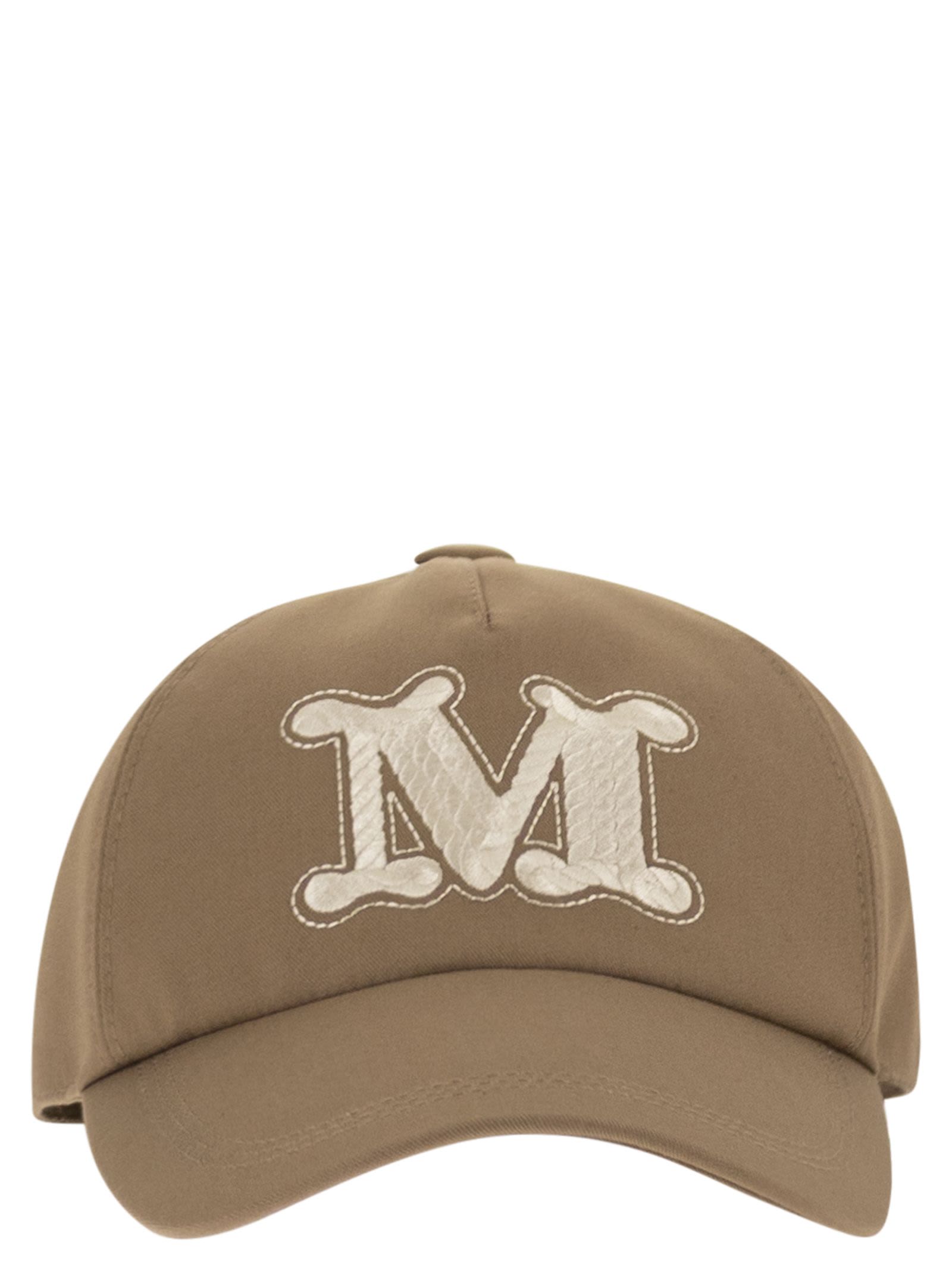 Maxmara Women Mxaribaldo - Water-Repellent Gabardine Baseball Cap MAX MARA