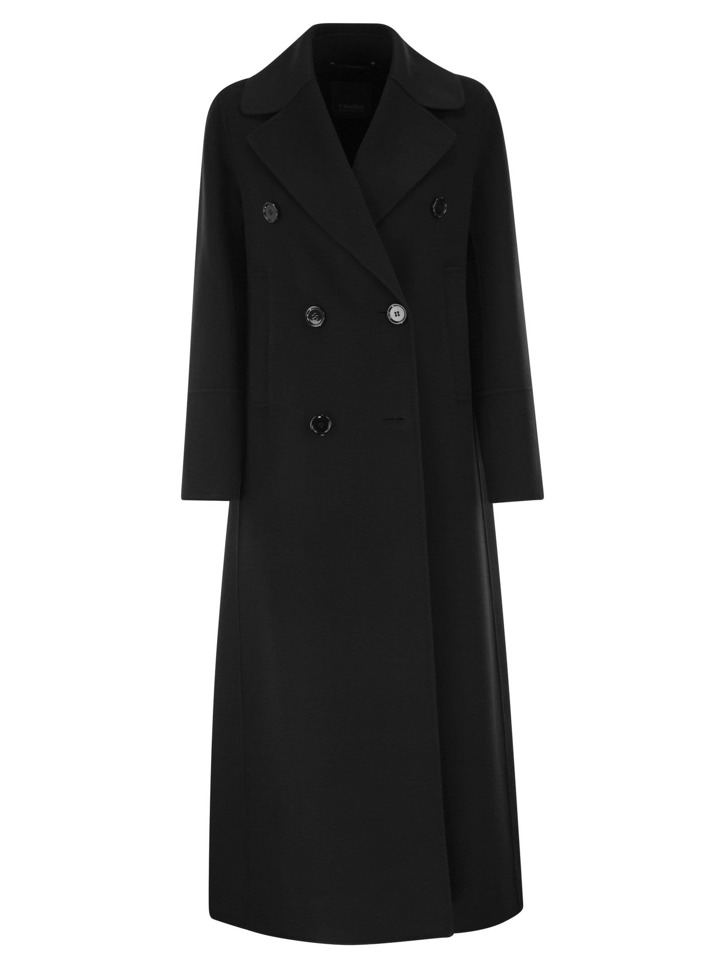 S Max Mara Women Smmcustodi - Long Wool Coat With Martingale S MAX MARA