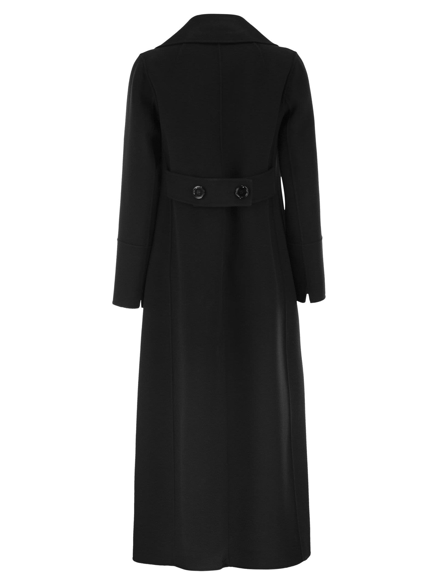 S Max Mara Women Smmcustodi - Long Wool Coat With Martingale S MAX MARA