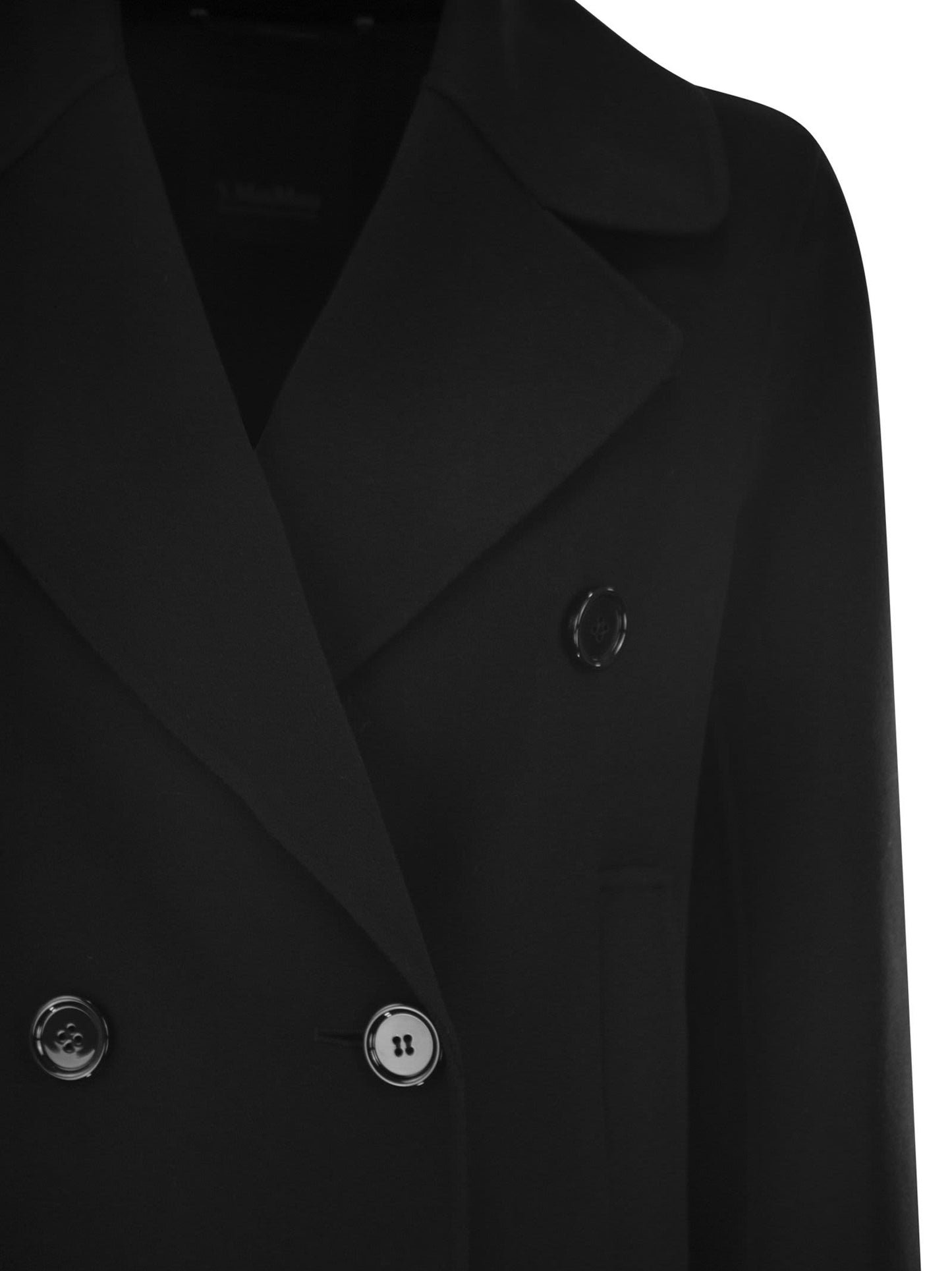 S Max Mara Women Smmcustodi - Long Wool Coat With Martingale S MAX MARA