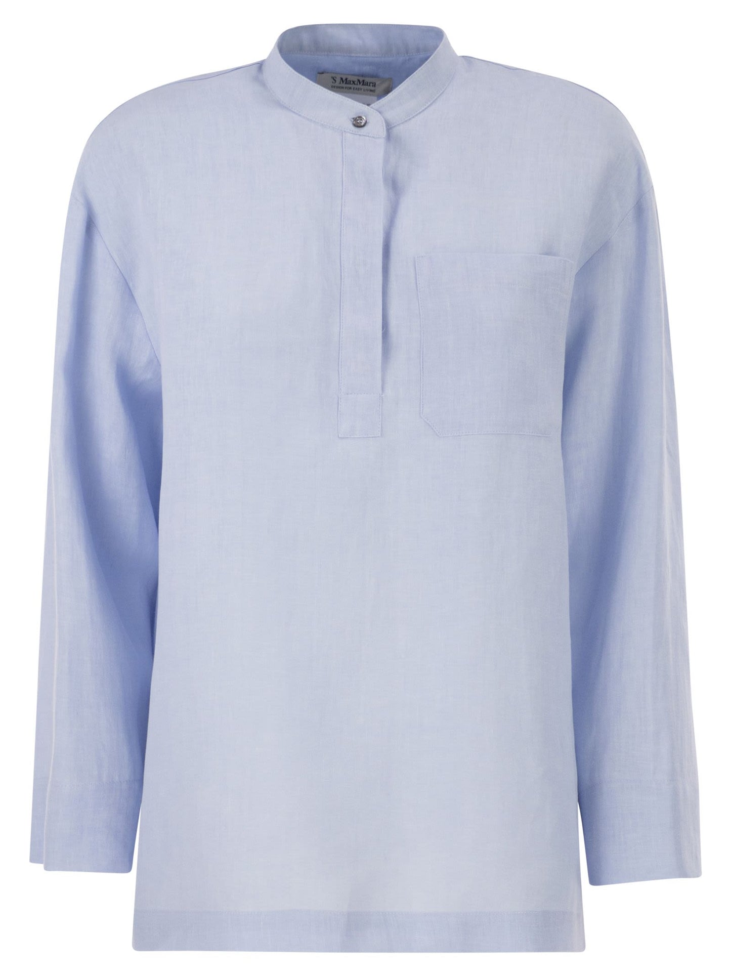 S Max Mara Women Smmcantico - Pure Linen Shirt S MAX MARA