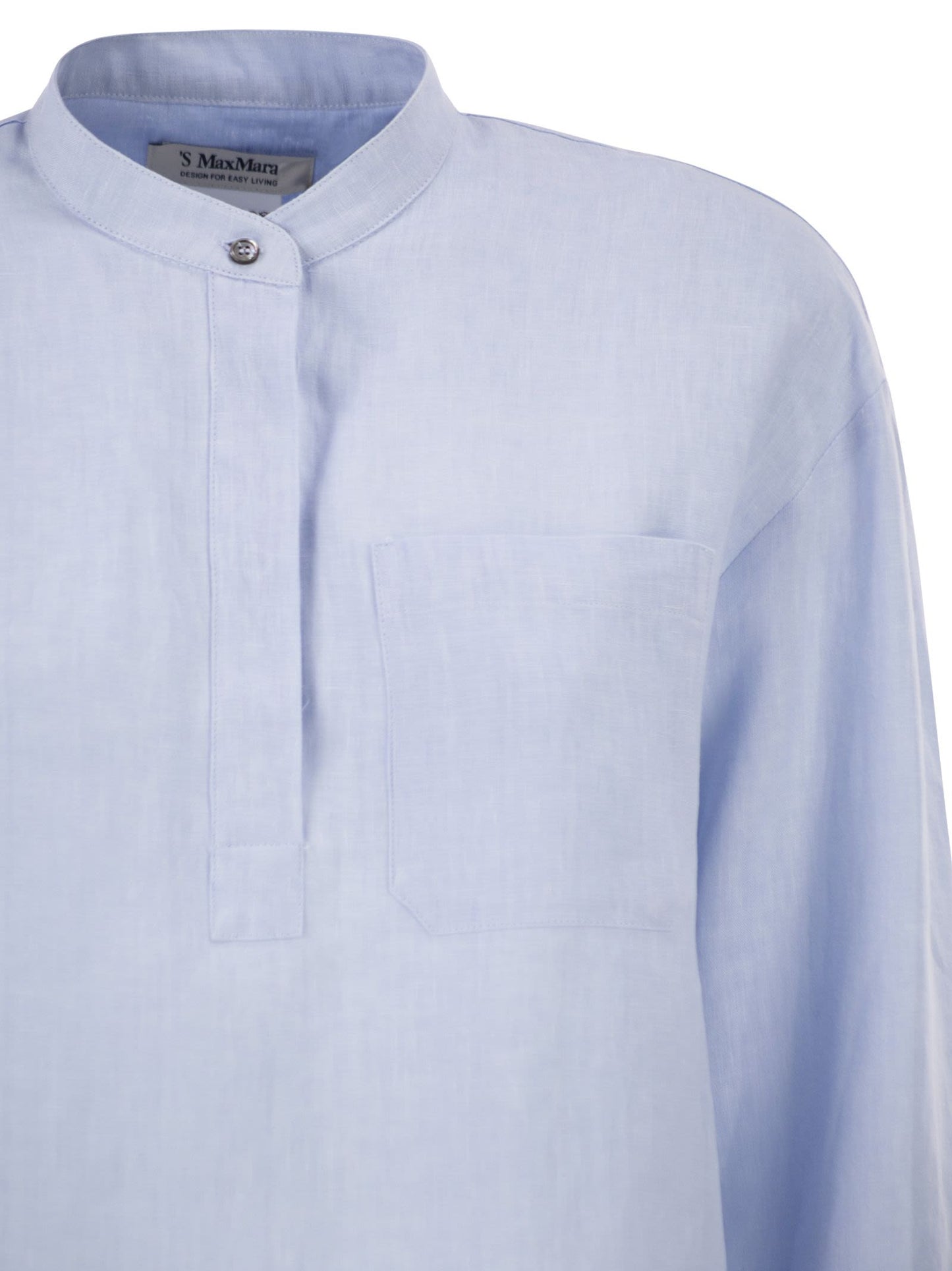 S Max Mara Women Smmcantico - Pure Linen Shirt S MAX MARA