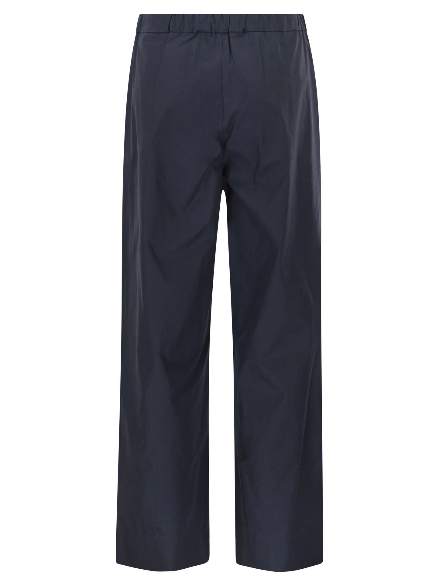 S Max Mara Women Smmargento - Cotton Drawstring Trousers S MAX MARA