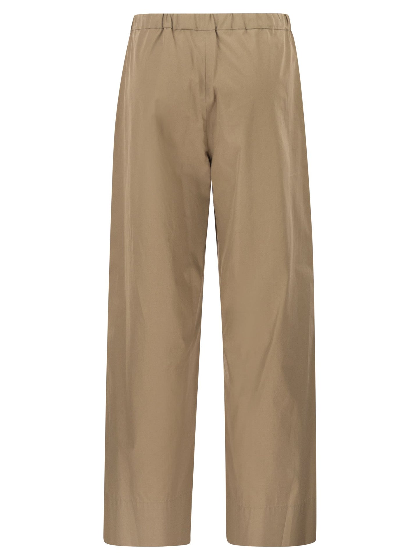 S Max Mara Women Smmargento - Cotton Drawstring Trousers S MAX MARA