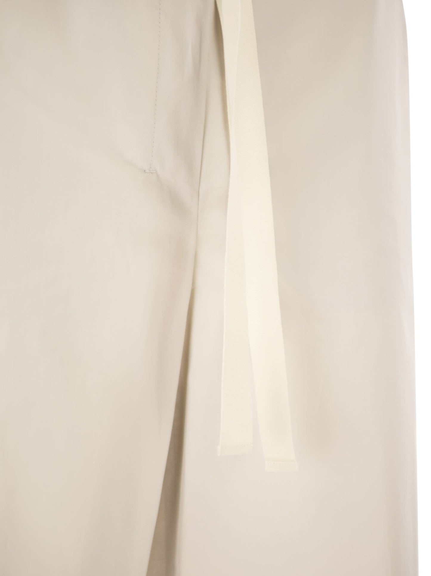 S Max Mara Women Smmargento - Cotton Drawstring Trousers S MAX MARA