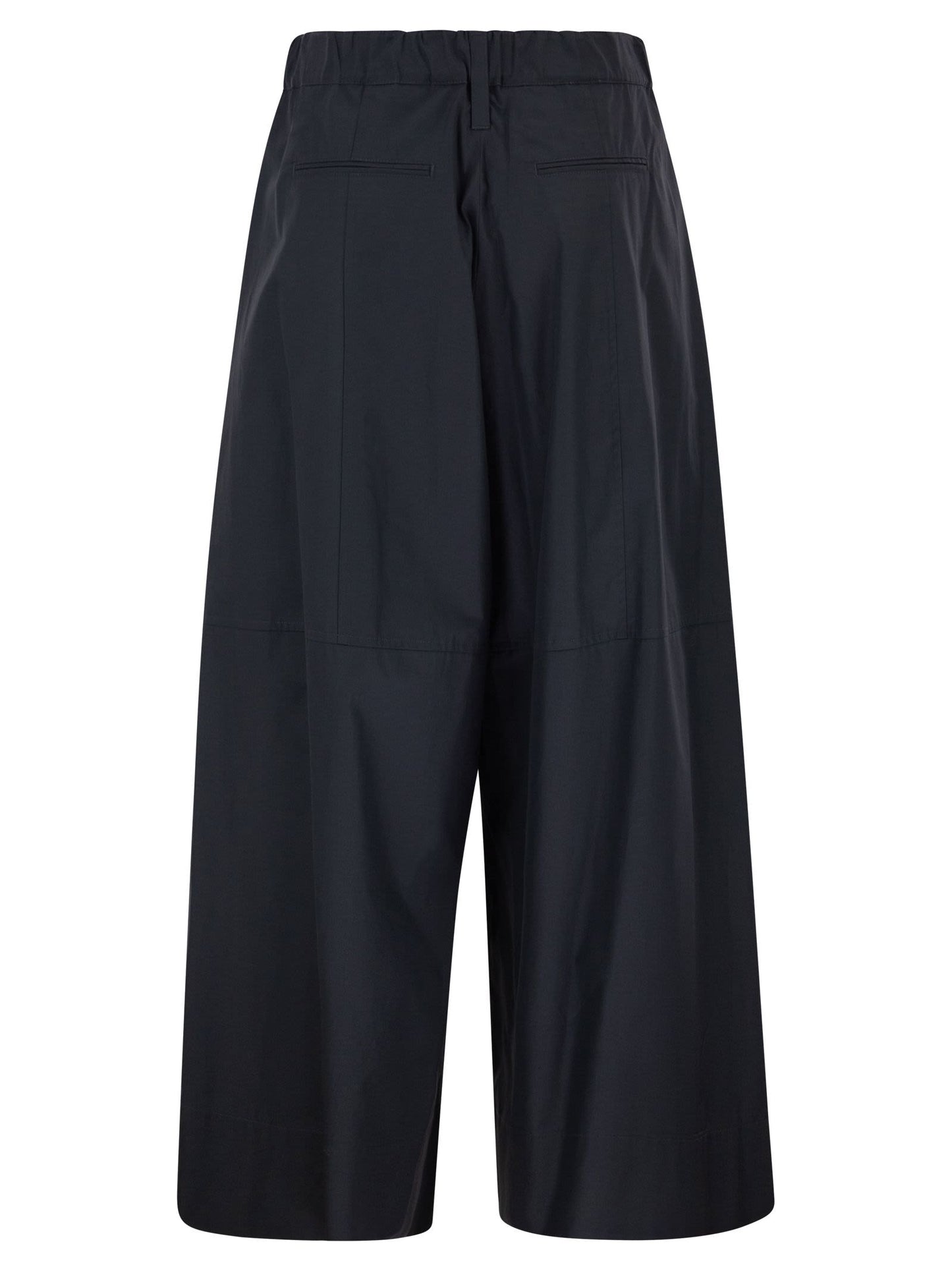 S Max Mara Women Smmgufo - Cotton Culotte Trousers With Drawstring Waist S MAX MARA