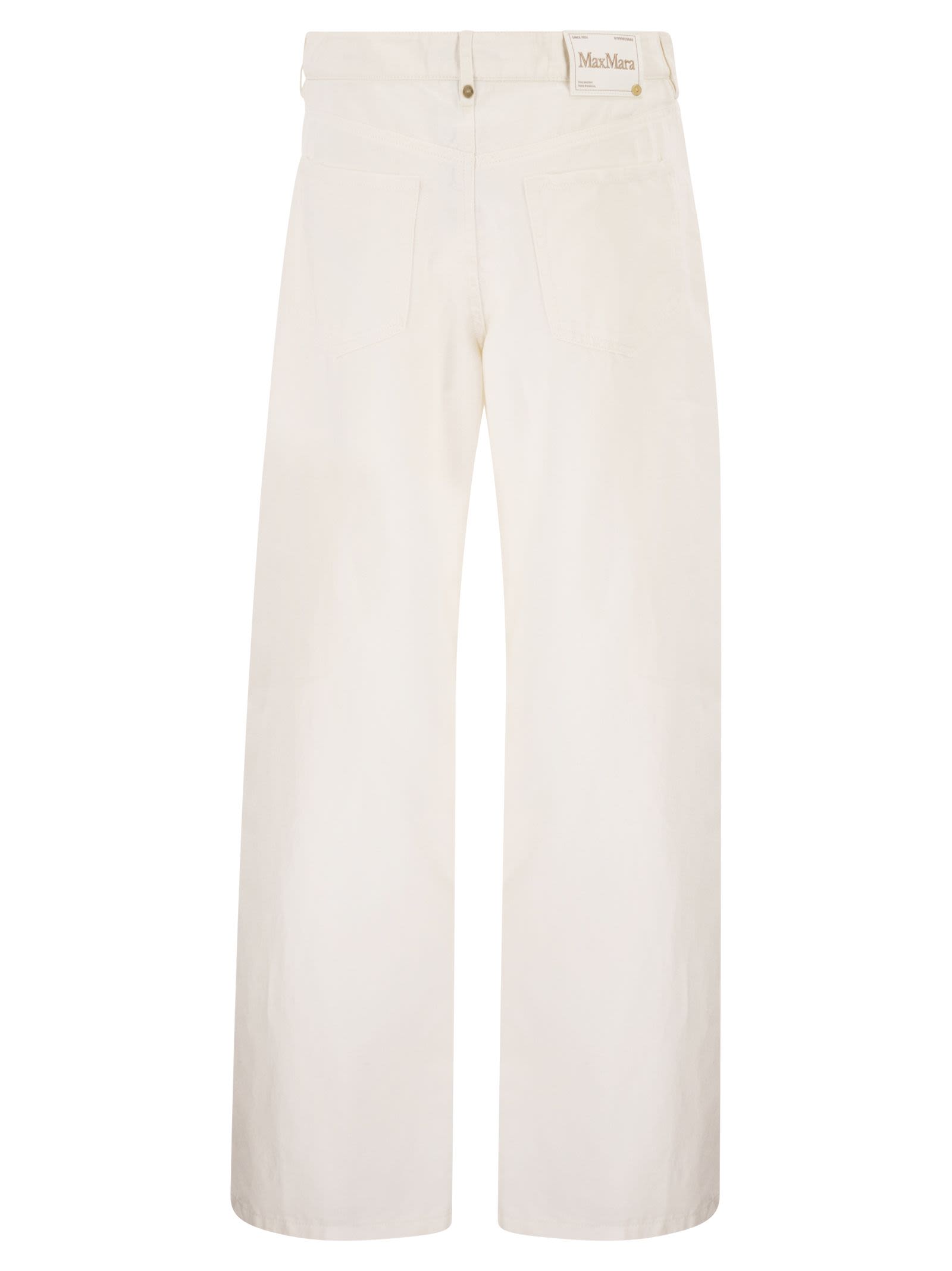 S Max Mara Women Smmonorata - 5-Pocket Trousers In Cotton And Linen S MAX MARA