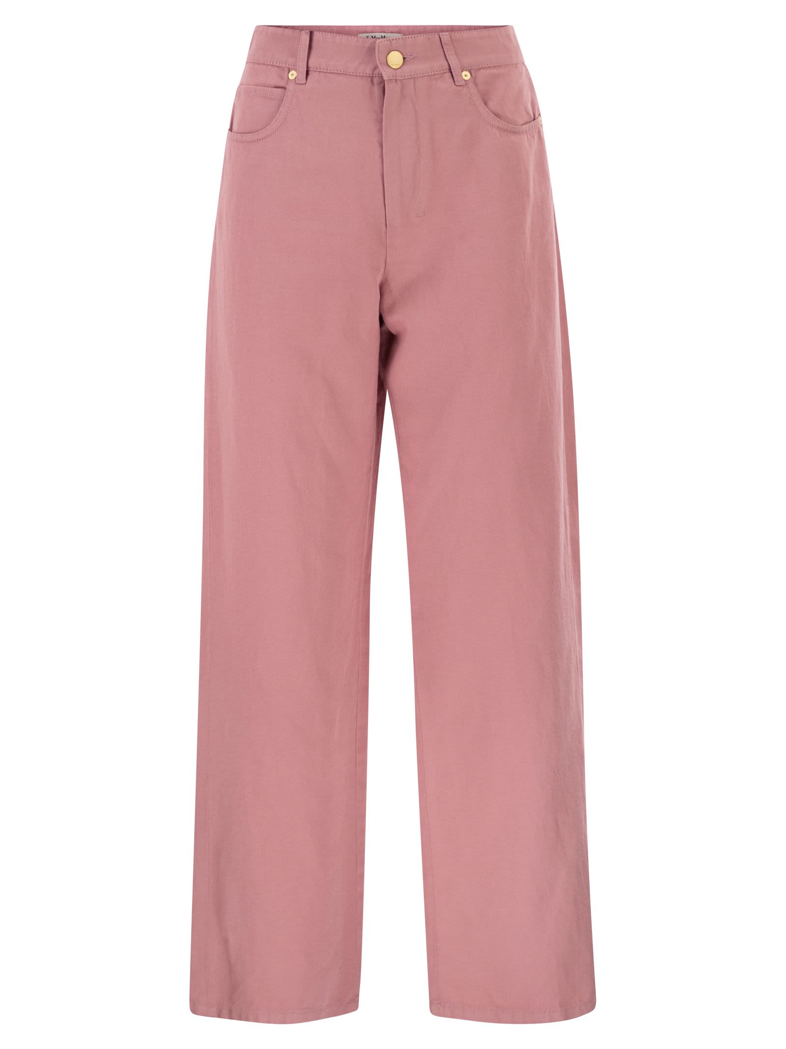 S Max Mara Women Smmonorata - 5-Pocket Trousers In Cotton And Linen S MAX MARA