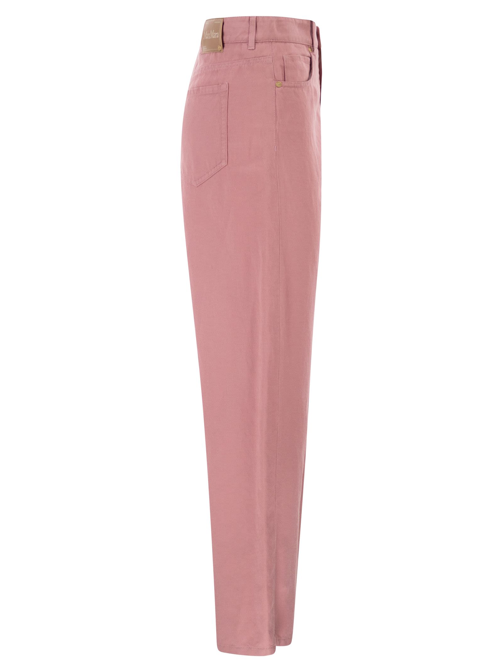 S Max Mara Women Smmonorata - 5-Pocket Trousers In Cotton And Linen S MAX MARA