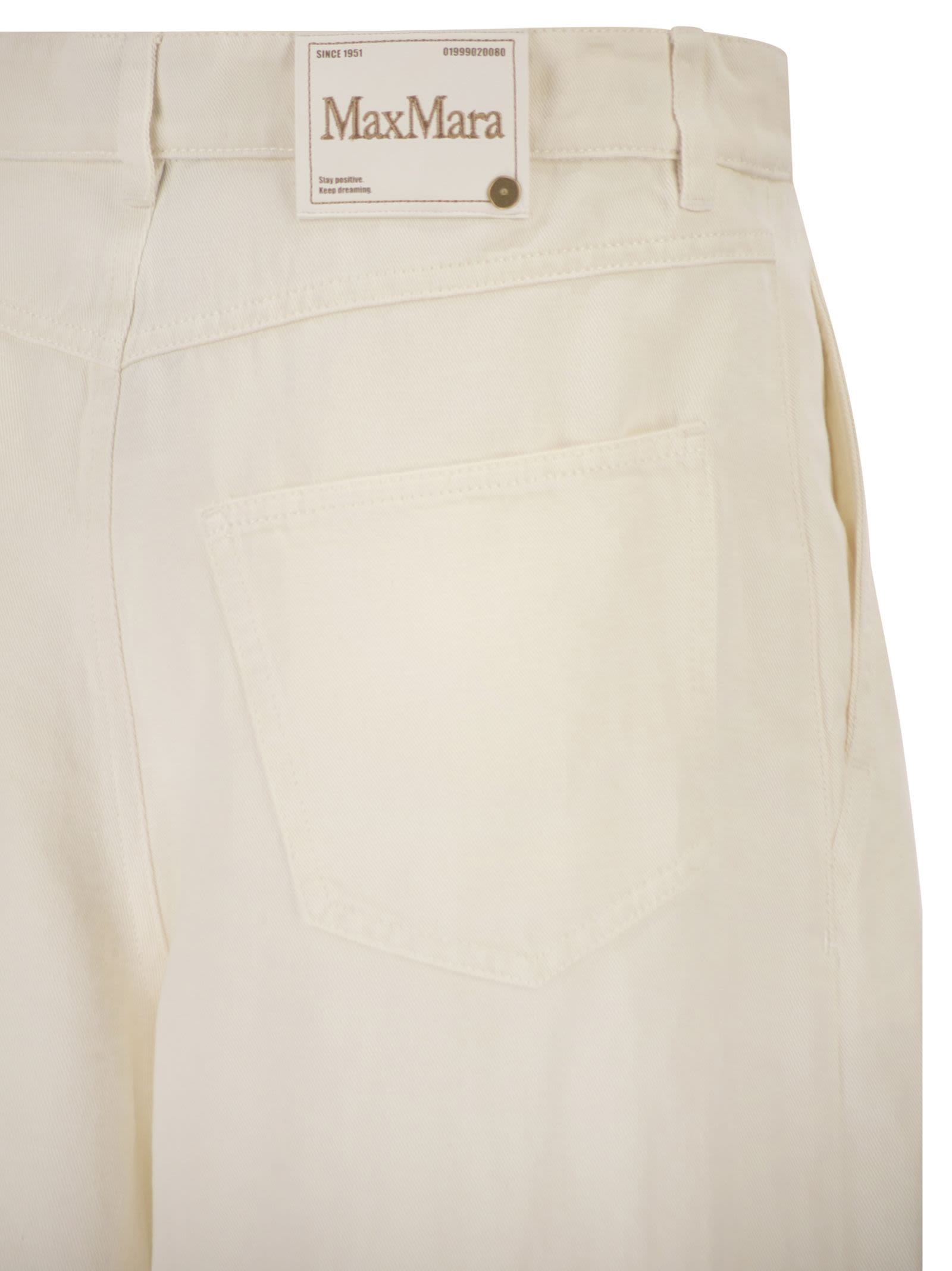 S Max Mara Women Smmaloa - Wide-Leg Trousers In Cotton And Linen S MAX MARA