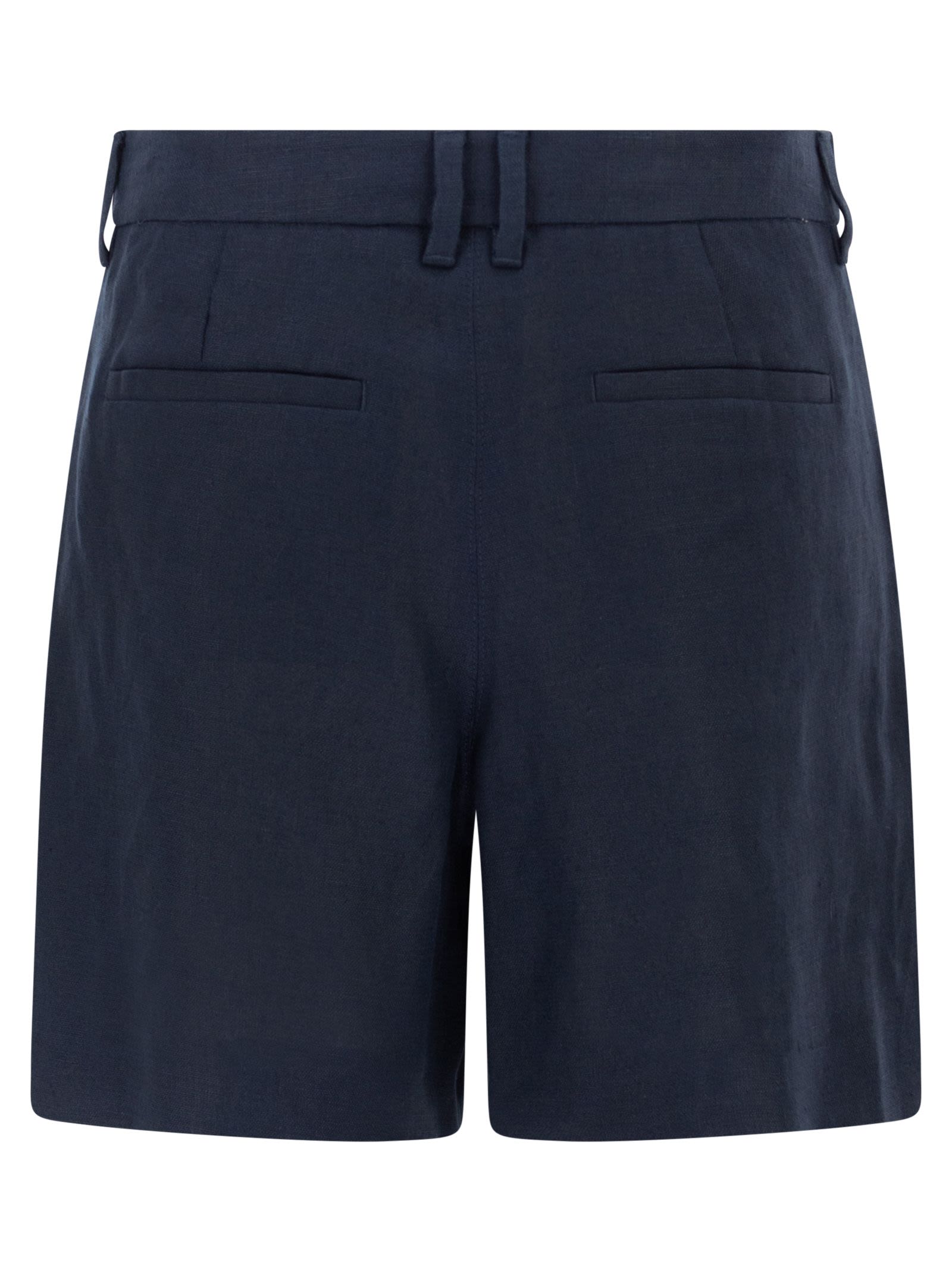 S Max Mara Women Smmparty - Linen Straw Shorts S MAX MARA