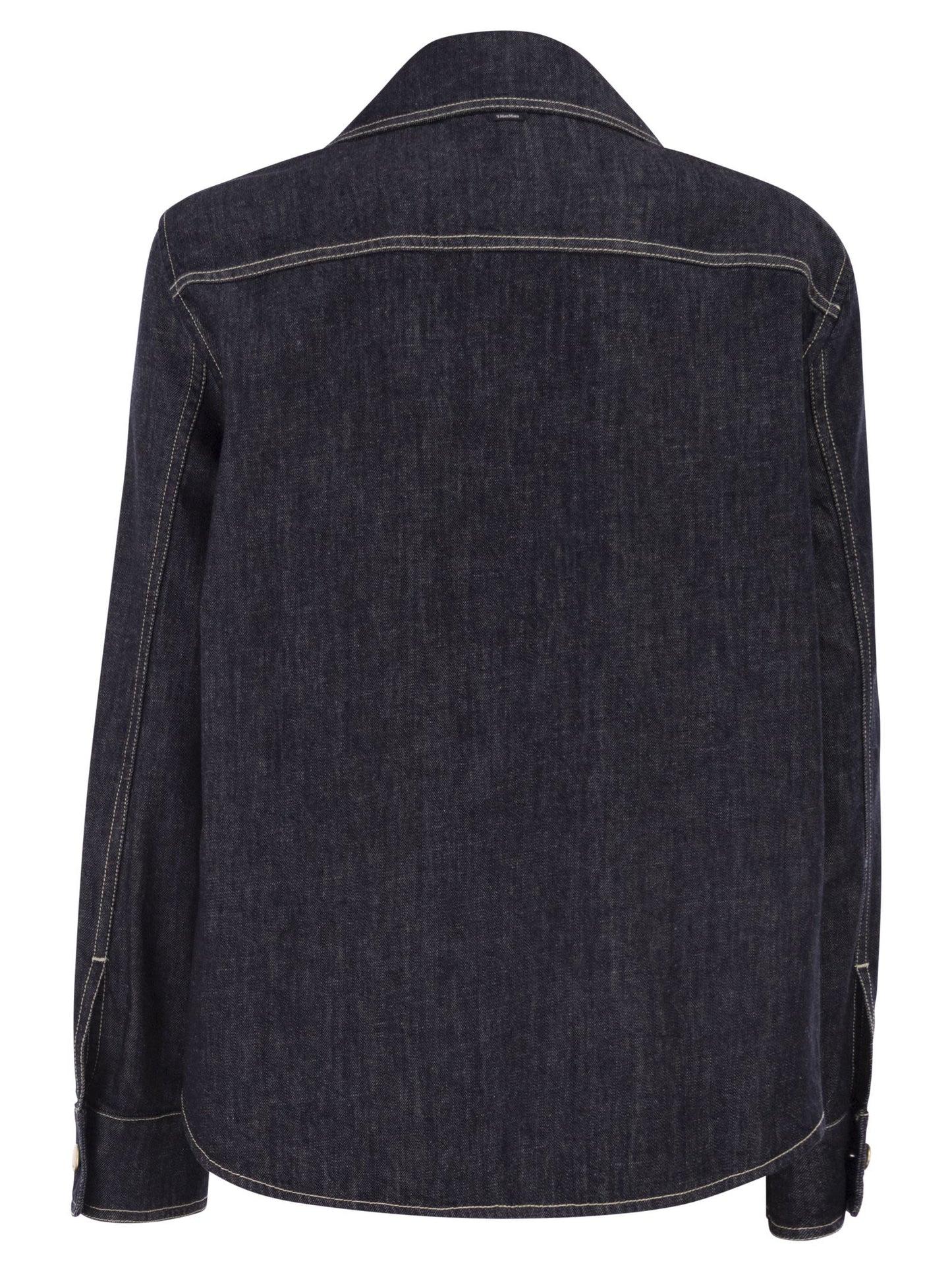S Max Mara Women Smmenfasi - Cotton Denim Shirt S MAX MARA