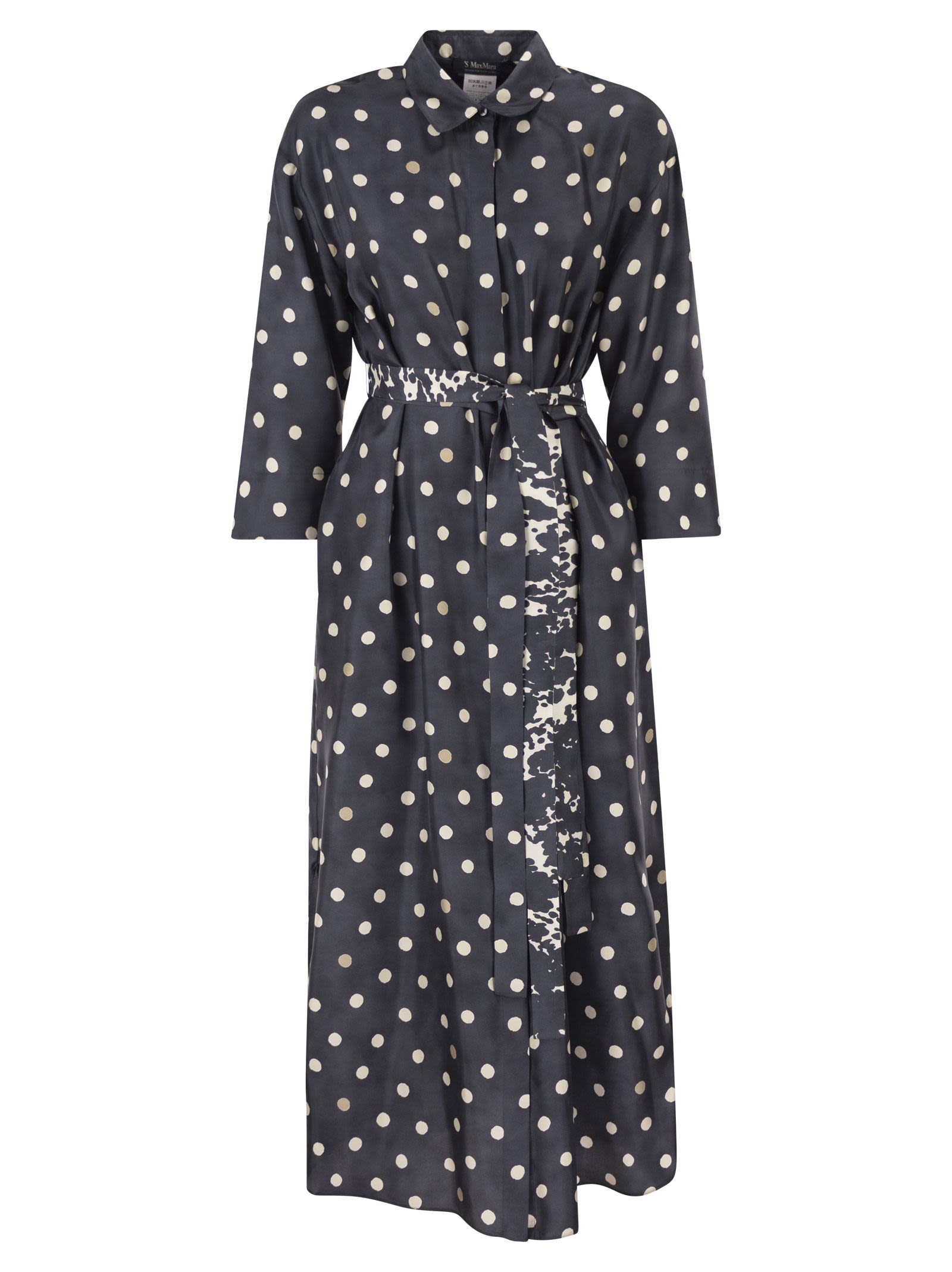 S Max Mara Women Smmleva - Printed Silk Twill Dress S MAX MARA