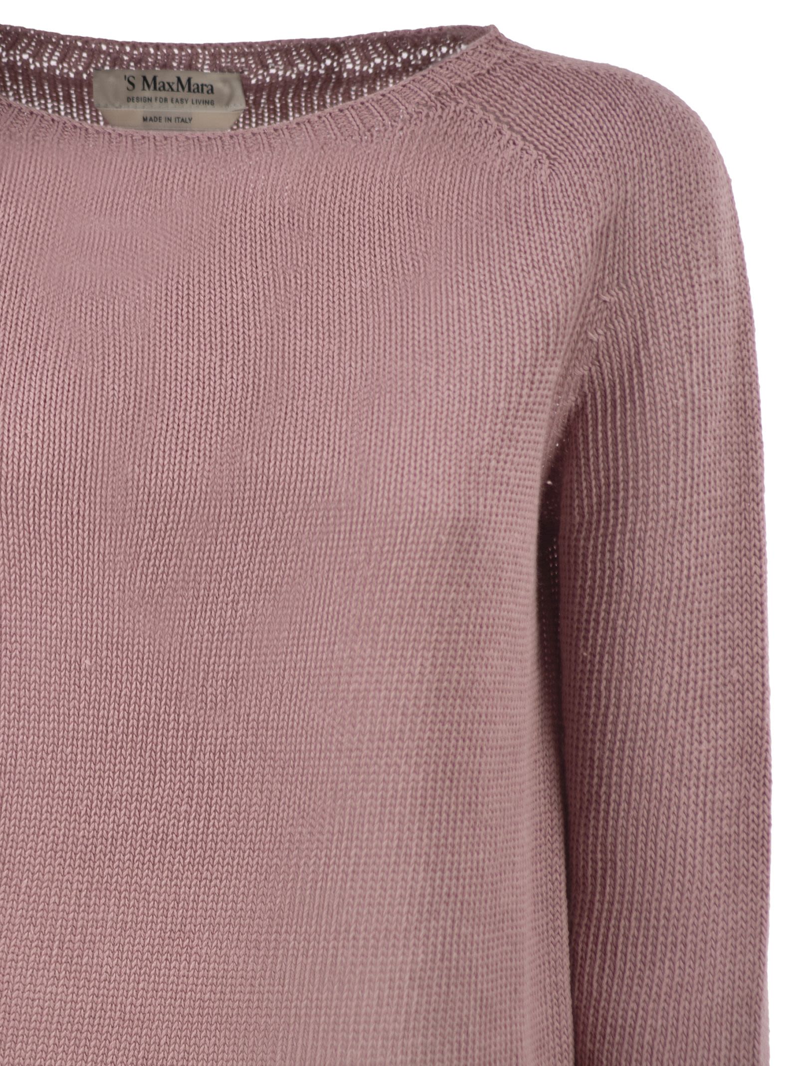 S Max Mara Women Smmgiolino - Basic Linen Knit Jumper S MAX MARA