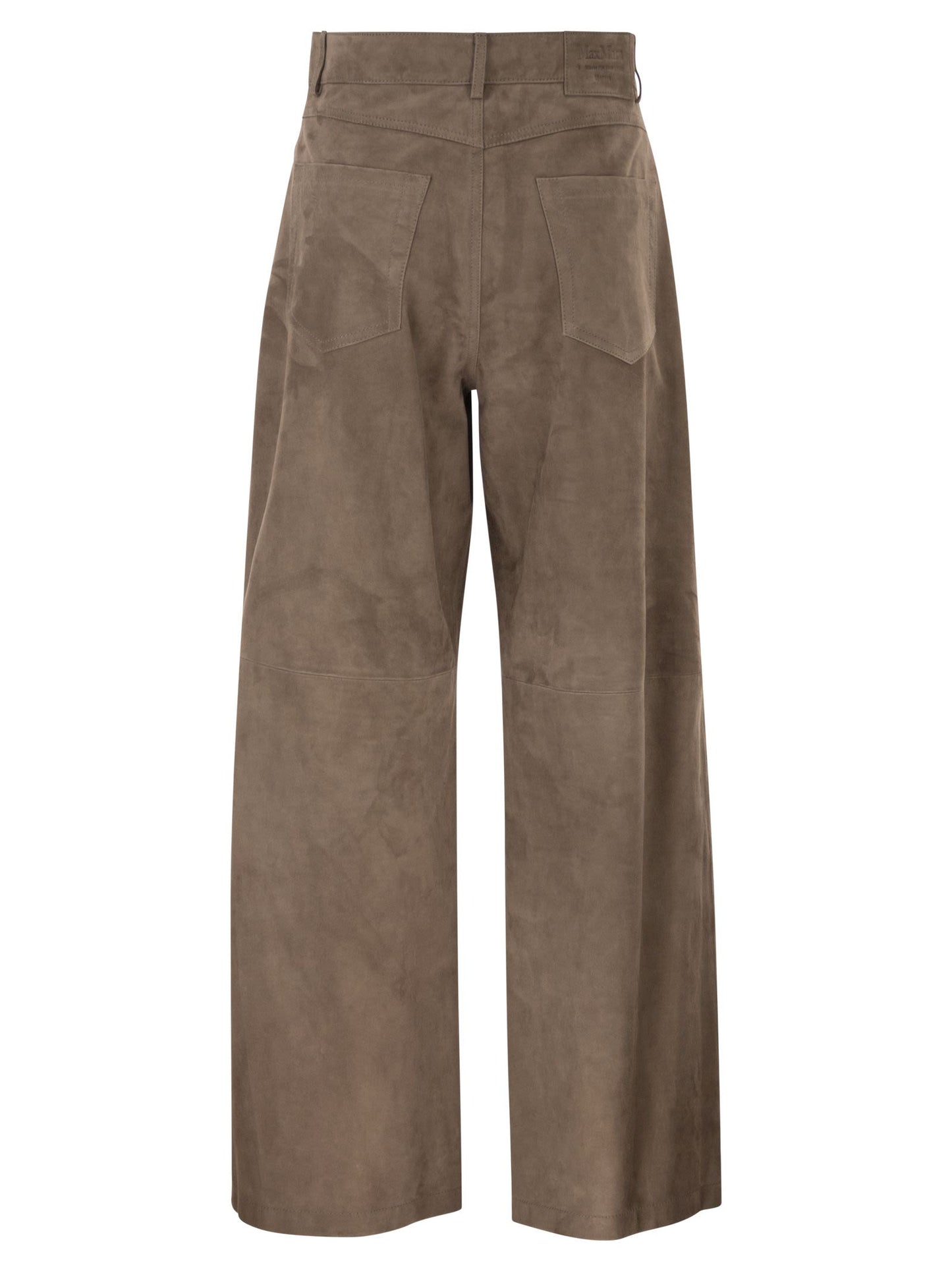 S Maxmara Women Smmfulmine - Wide-Leg Leather Trousers S MAX MARA