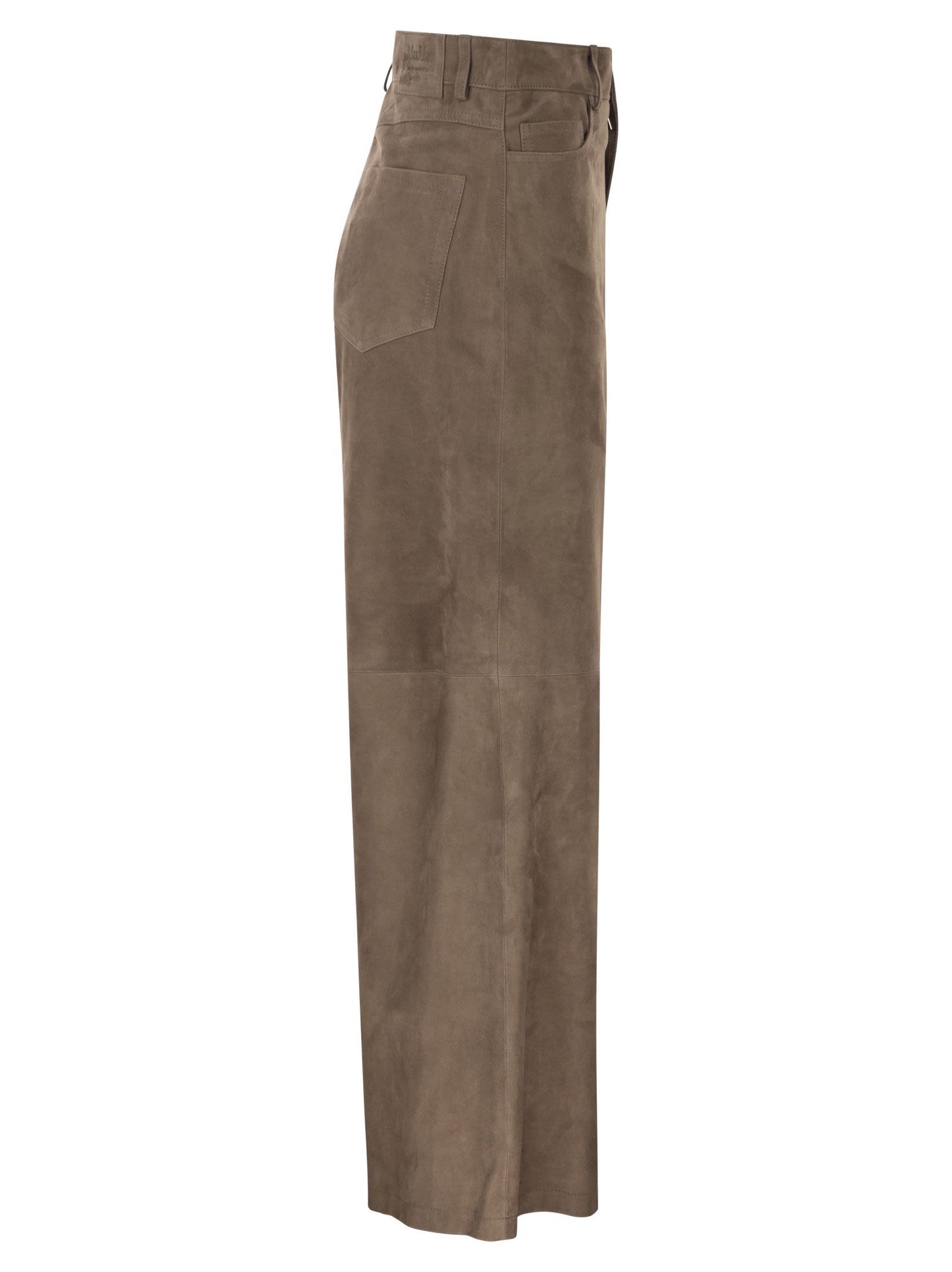 S Maxmara Women Smmfulmine - Wide-Leg Leather Trousers S MAX MARA