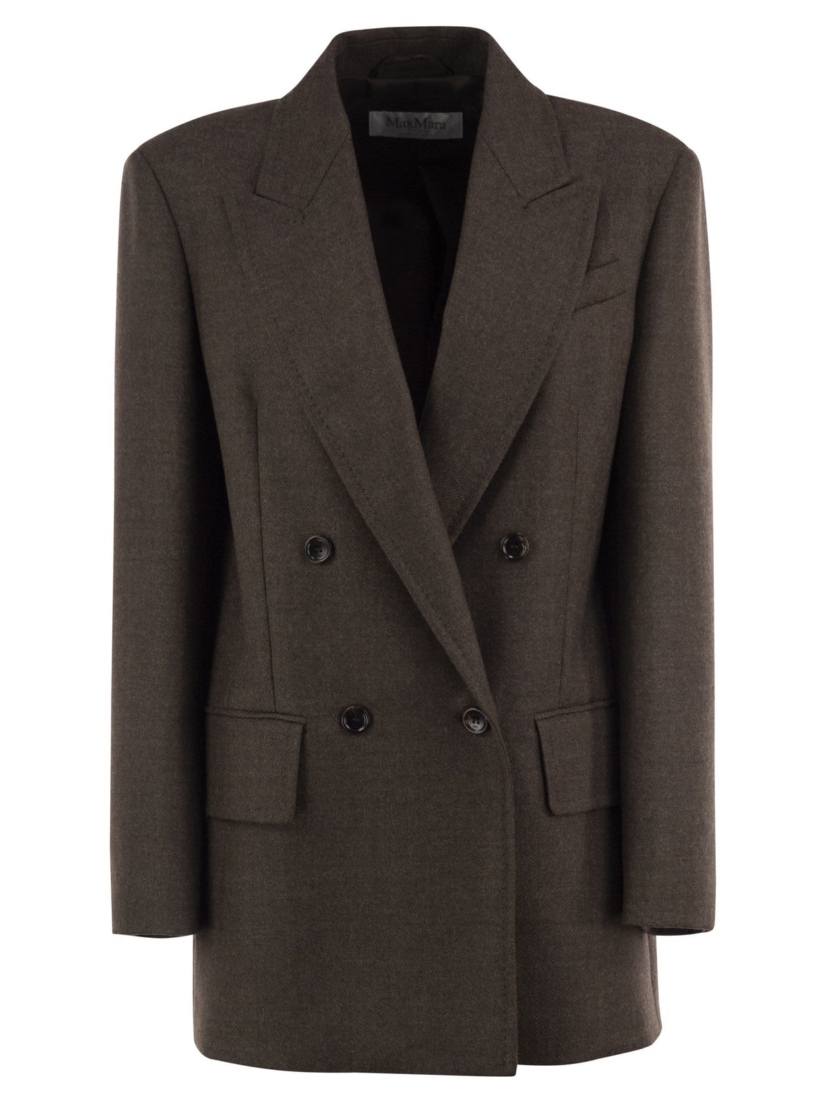 Max Mara Women Mxspulvino - Double-Breasted Virgin Wool Blazer MAX MARA