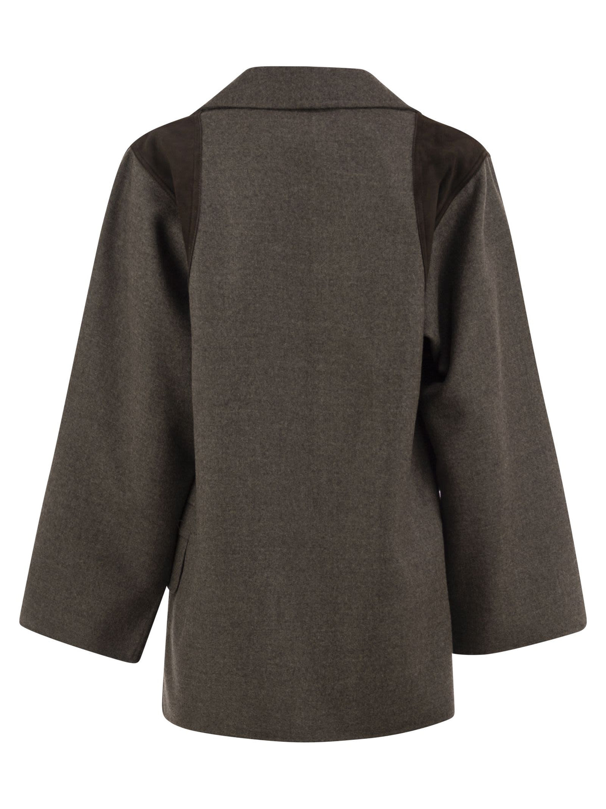 Max Mara Women Mxsfenice - Single-Breasted Virgin Wool Blazer With Lambskin Details MAX MARA