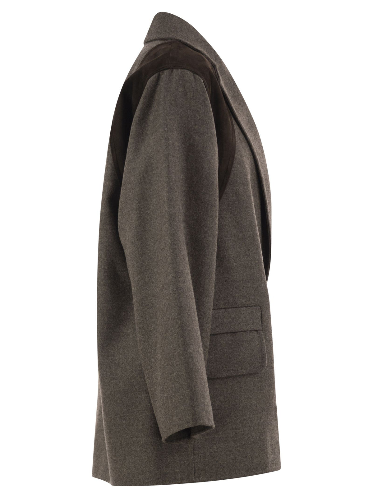 Max Mara Women Mxsfenice - Single-Breasted Virgin Wool Blazer With Lambskin Details MAX MARA