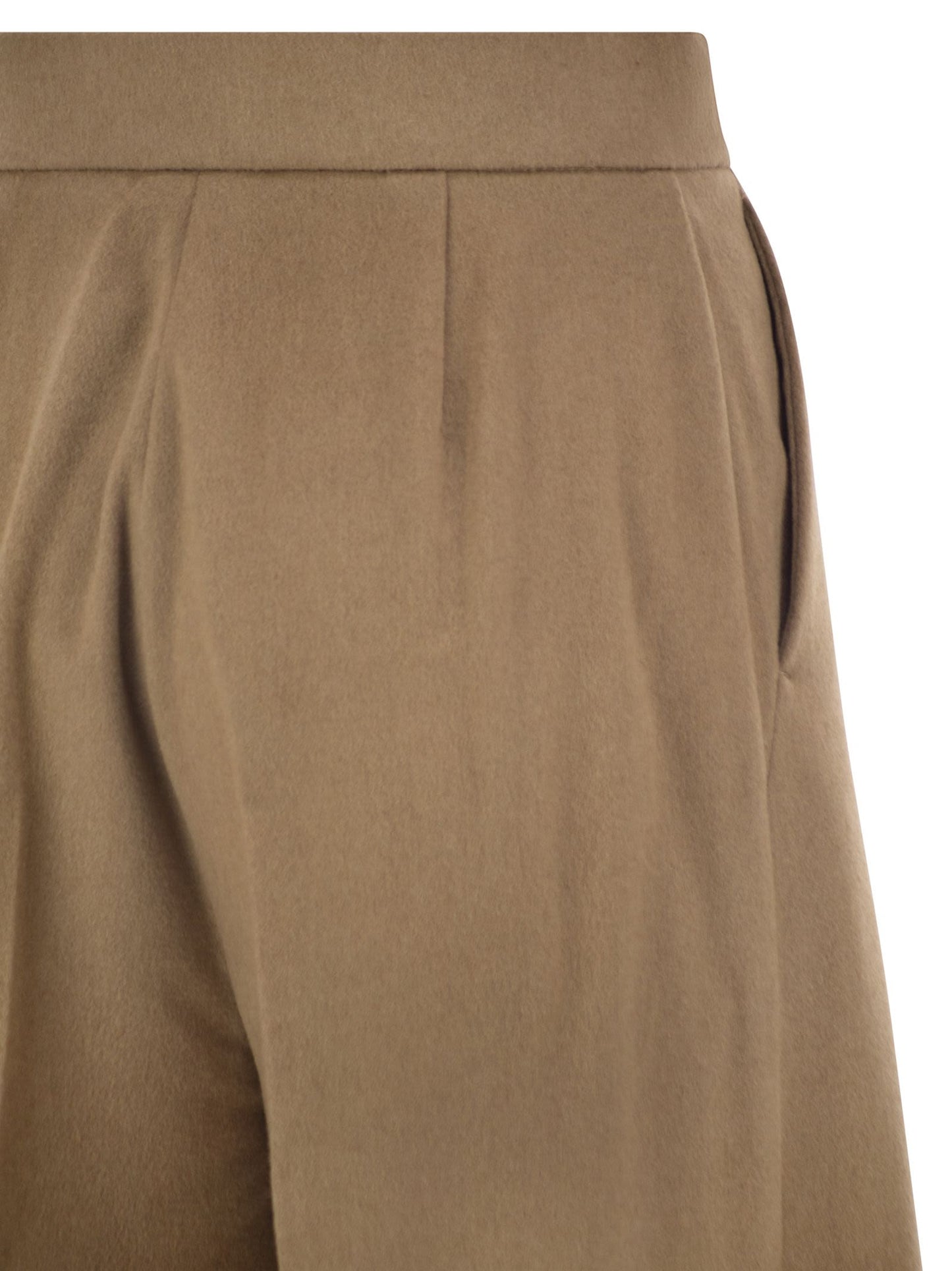 Max Mara Women Mxmfilato - Tailored Wide-Leg Camel Trousers MAX MARA