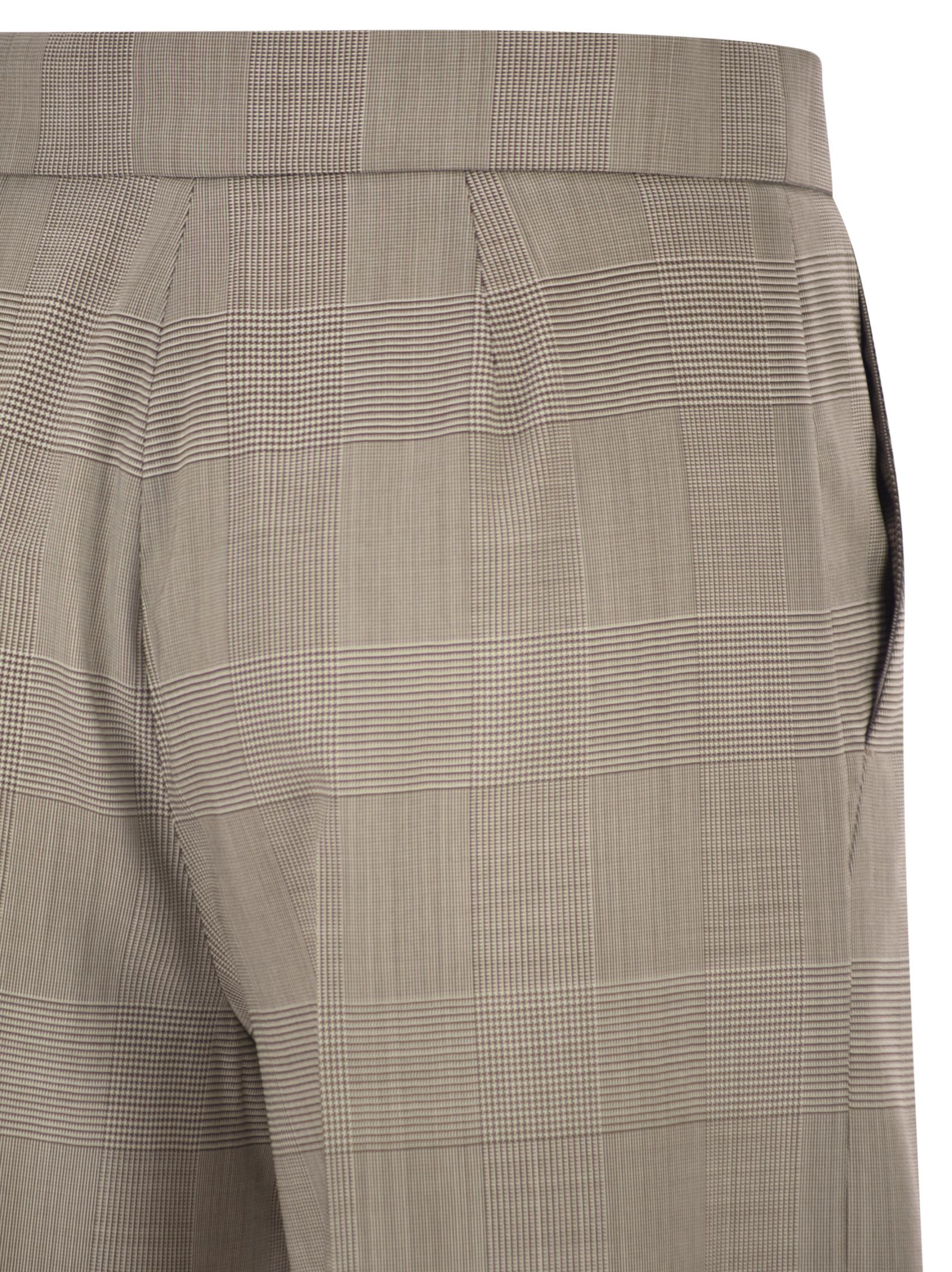 Max Mara Women Mxmnetto - Pure Virgin Wool Prince Of Wales Trousers MAX MARA