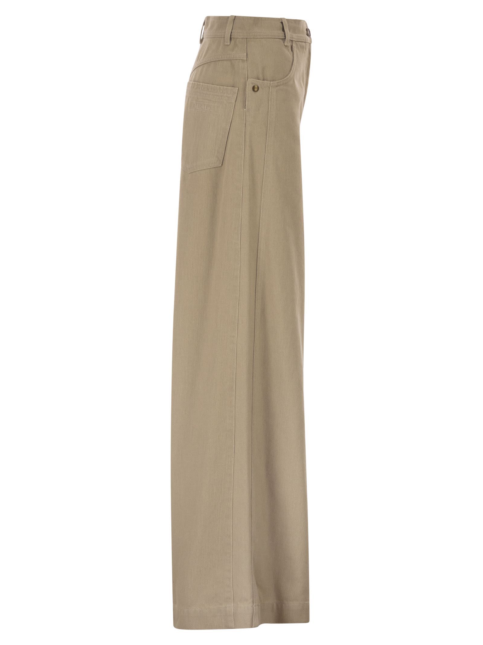 Max Mara Women Mxmalamaro - Pure Cotton Palazzo Trousers MAX MARA