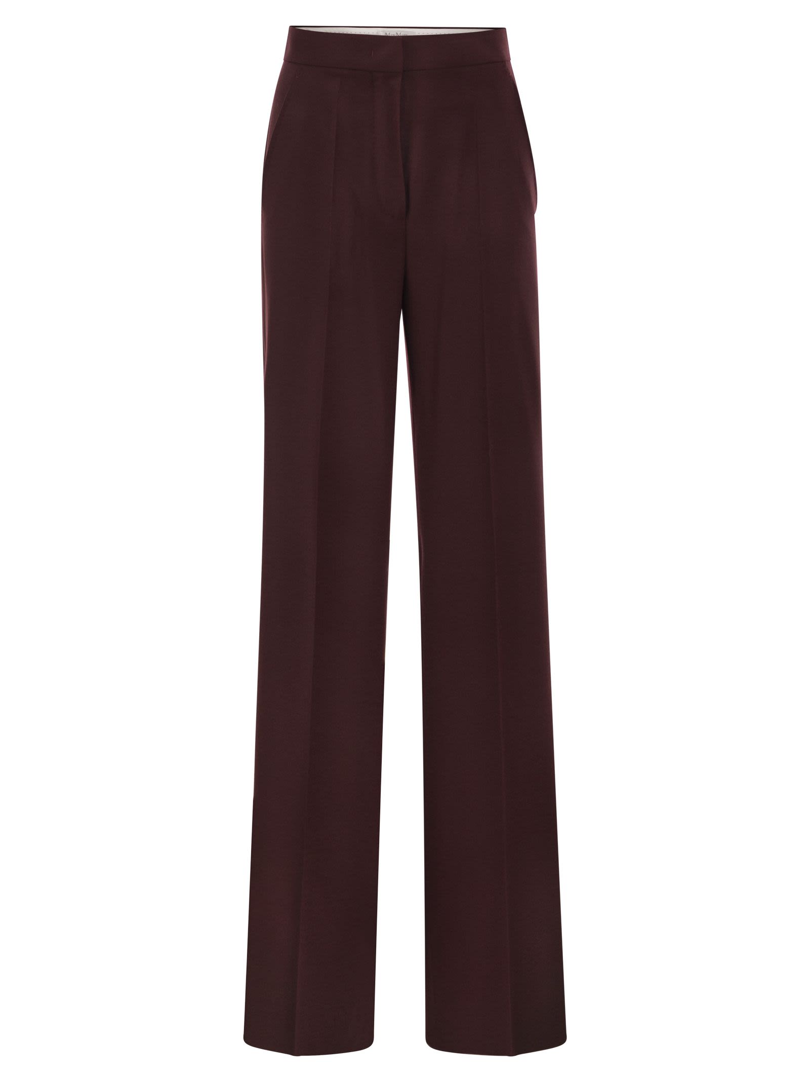 Max Mara Women Mxmextra - Tailored Stretch Virgin Wool Trousers MAX MARA