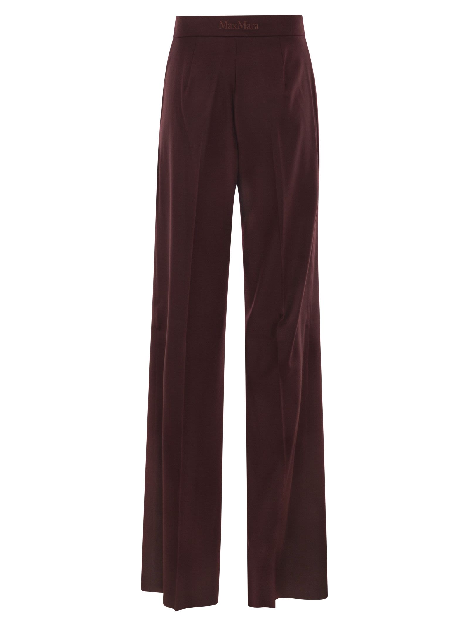 Max Mara Women Mxmextra - Tailored Stretch Virgin Wool Trousers MAX MARA