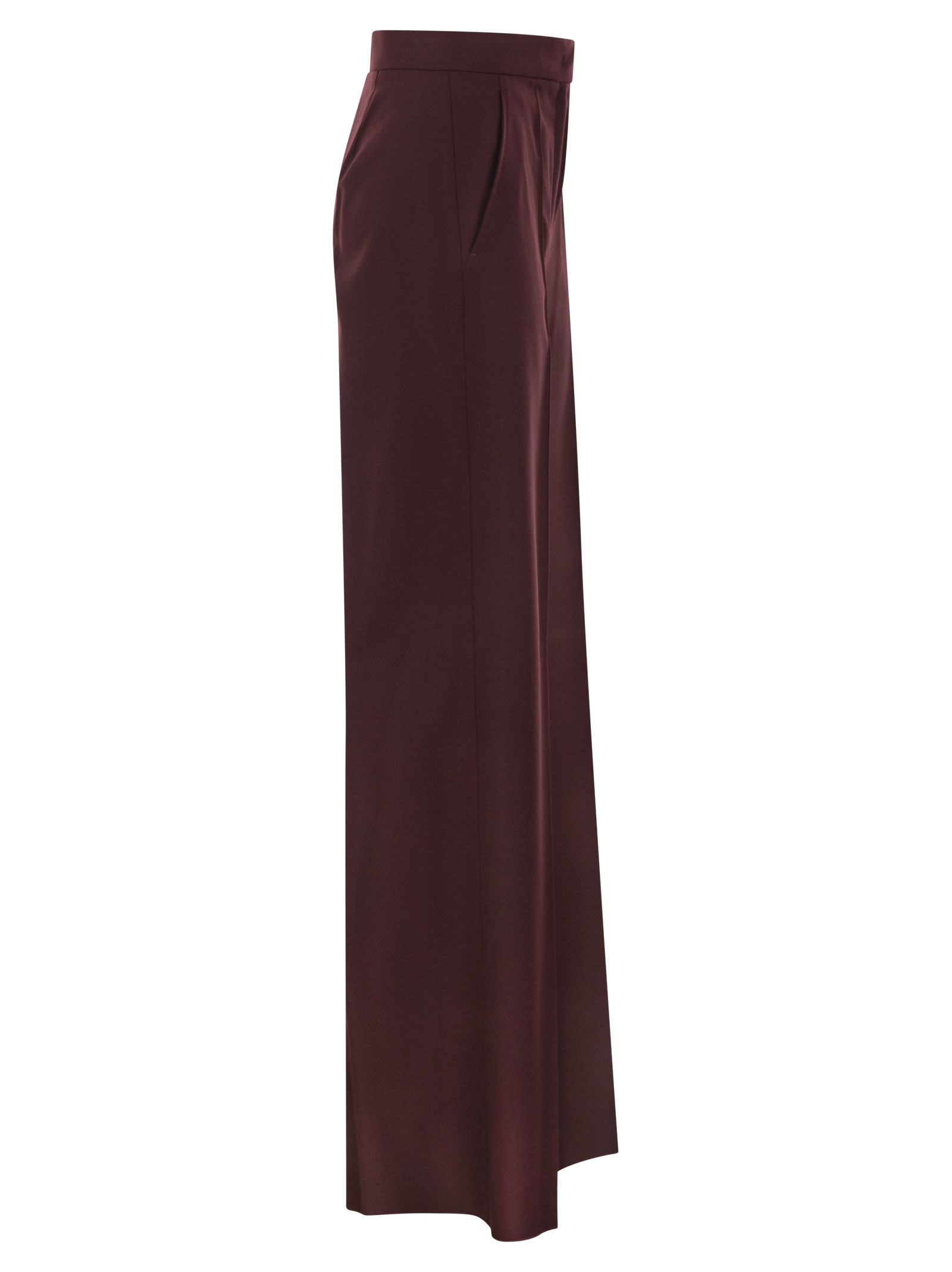 Max Mara Women Mxmextra - Tailored Stretch Virgin Wool Trousers MAX MARA