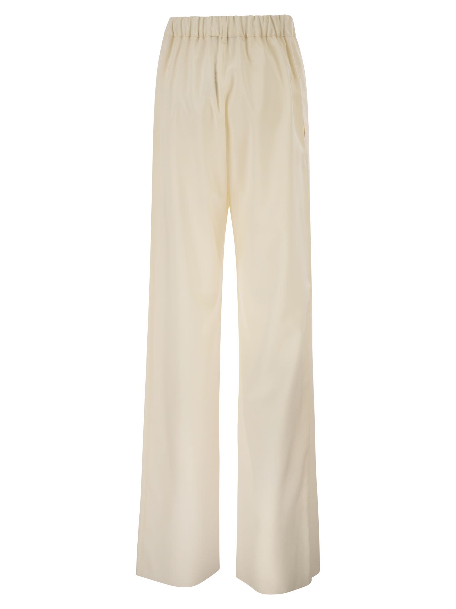 Max Mara Women Mxmeditto - Fluid Tailored Trousers In Pure Virgin Wool MAX MARA