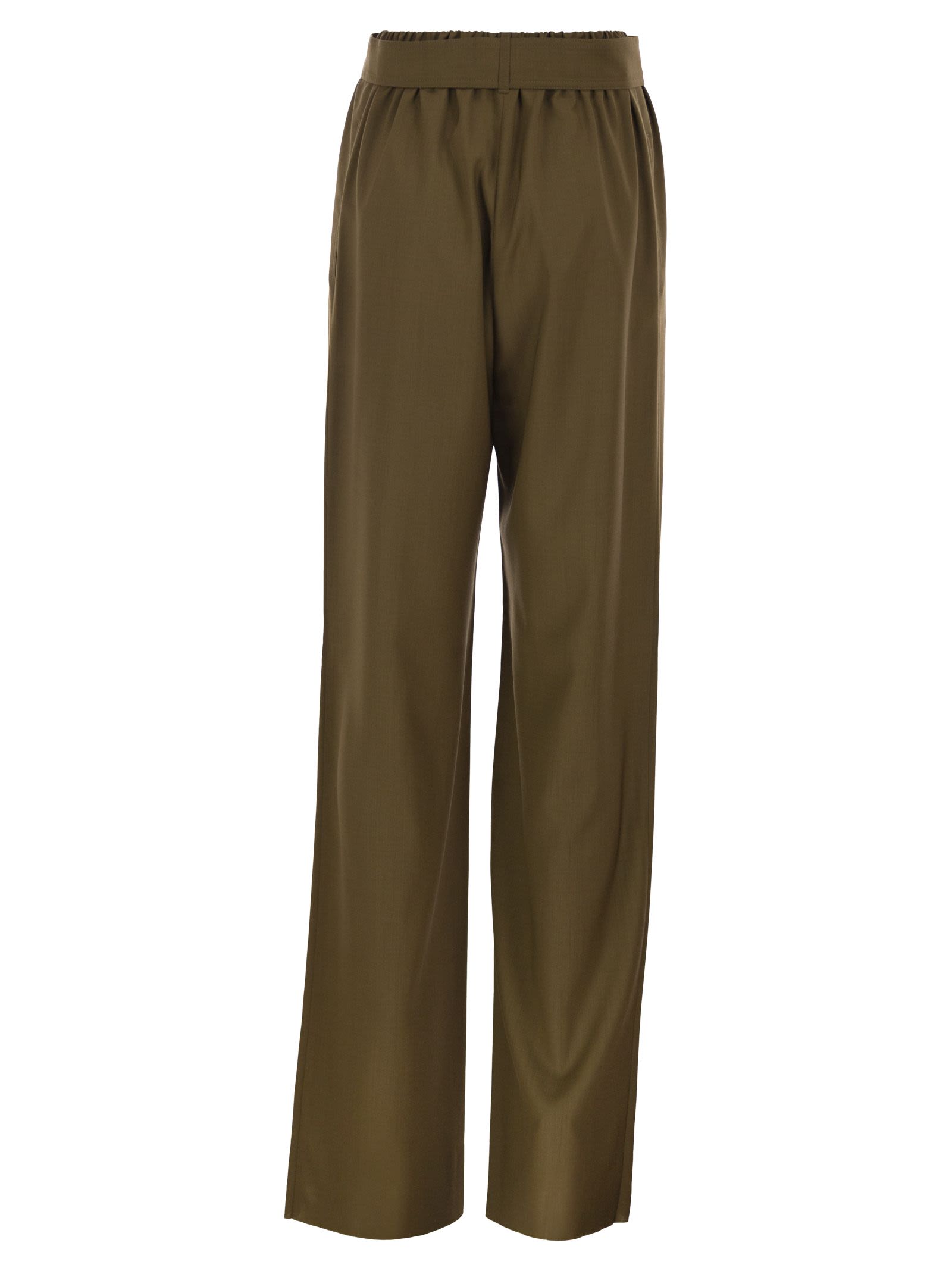 Max Mara Women Mxmeditto - Fluid Tailored Trousers In Pure Virgin Wool MAX MARA