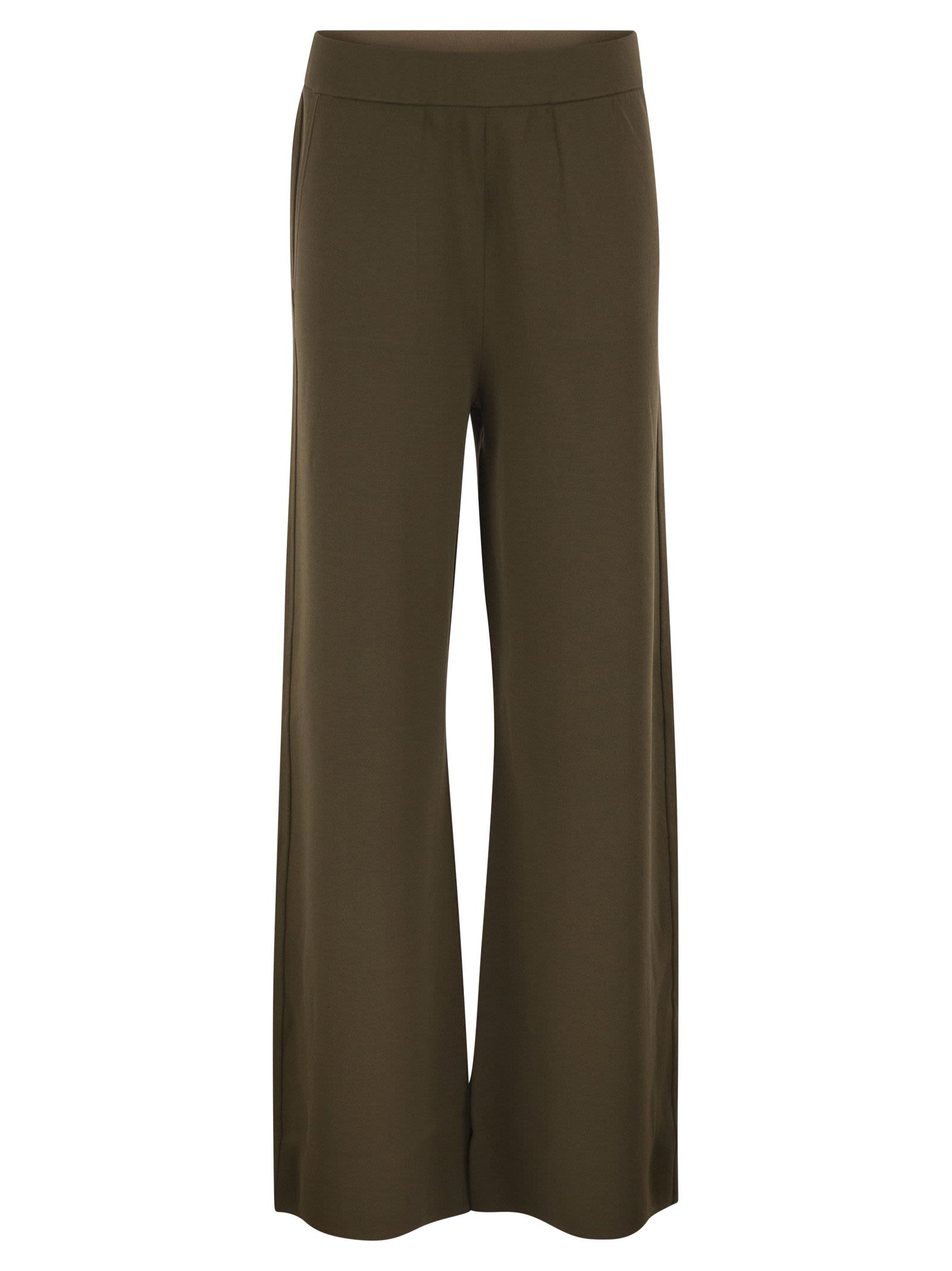 Max Mara Women Mxmfaida - Wide-Leg Viscose Knit Trousers MAX MARA