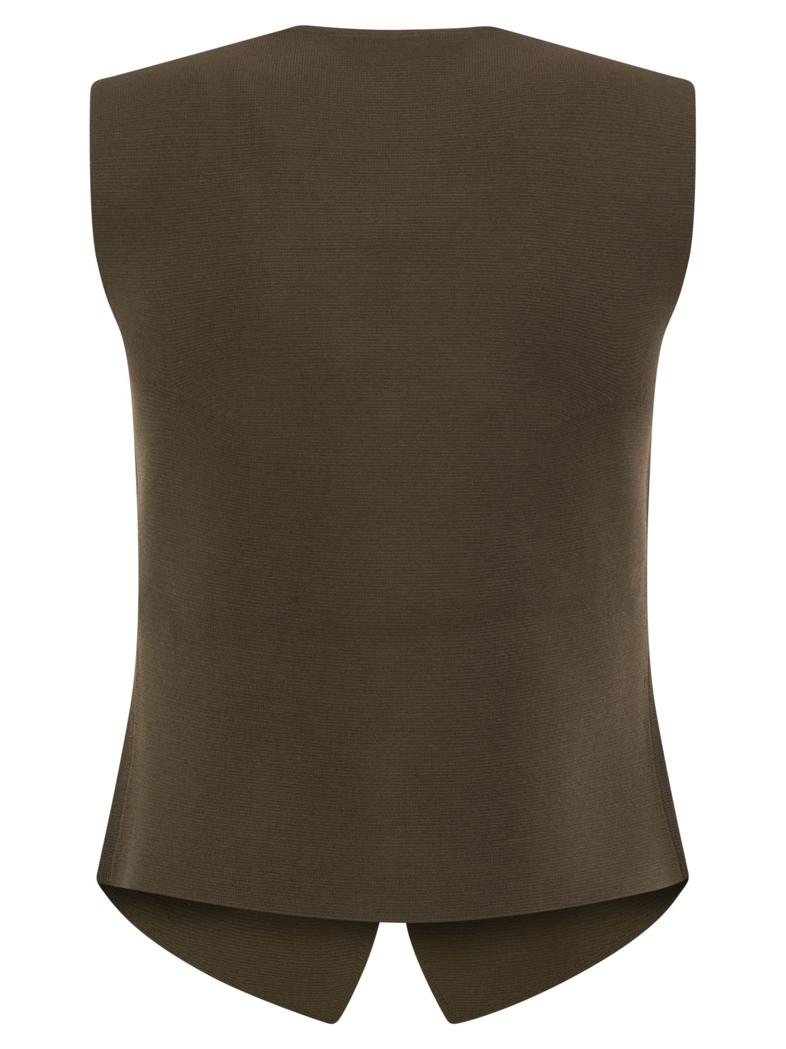 Max Mara Women Mxmgola - Viscose Knit Waistcoat With Gold-Tone Buttons MAX MARA