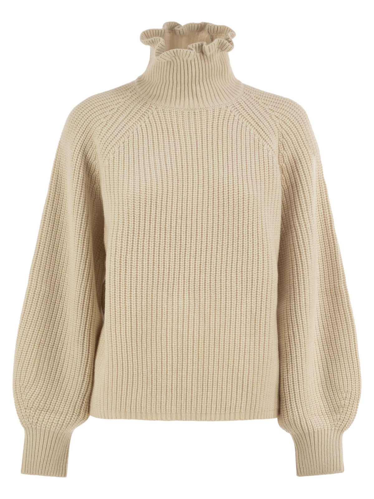 Max Mara Women Mxmpontile - Wool And Cashmere Rib-Knit Roll-Neck Jumper MAX MARA