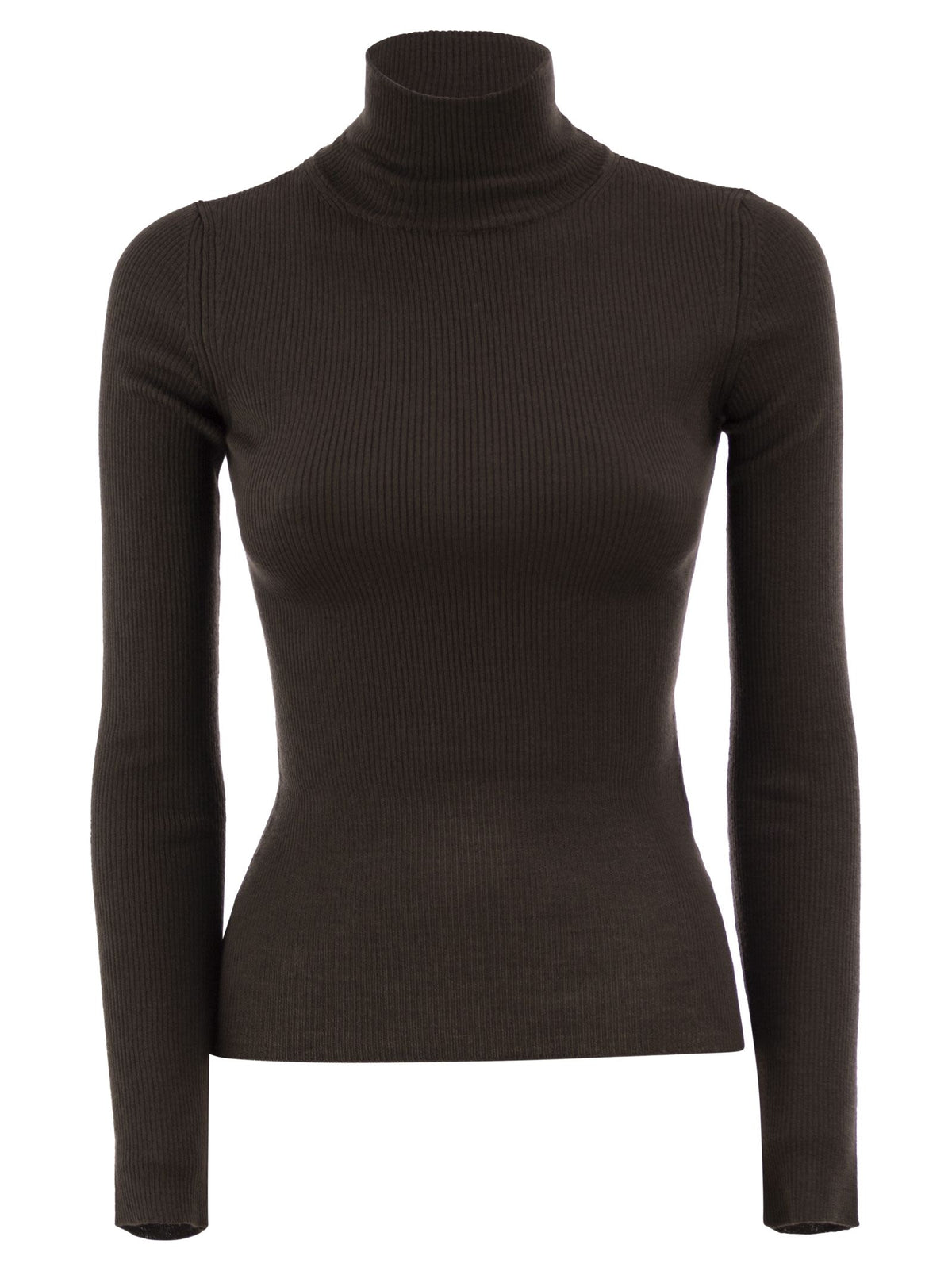 Max Mara Women Mxscavallo - Pure Virgin Wool Ribbed Roll-Neck Jumper MAX MARA