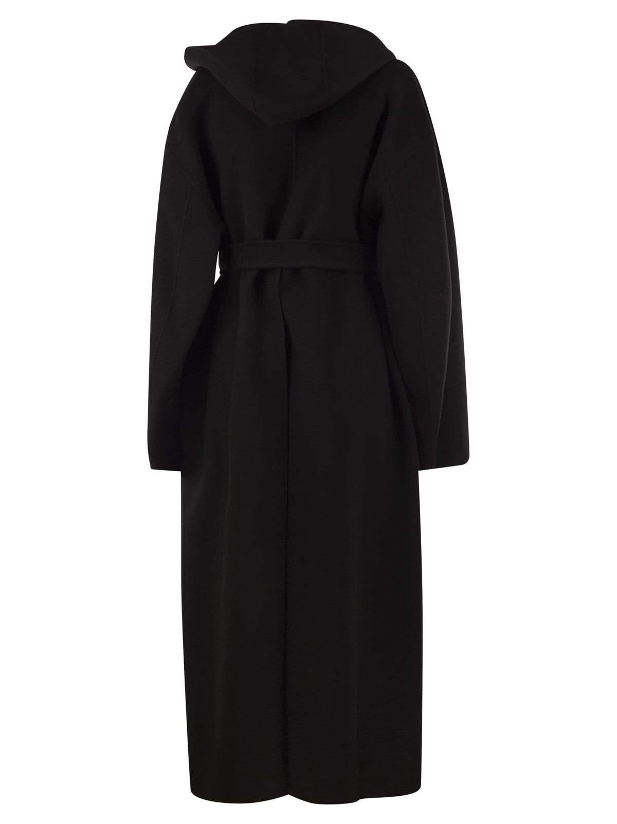 Sportmax Women Spxolmo - Pure Virgin Wool Hooded Coat SPORTMAX