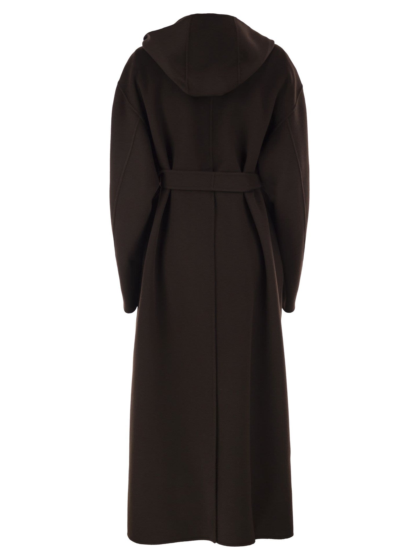 Sportmax Women Spxolmo - Pure Virgin Wool Hooded Coat SPORTMAX