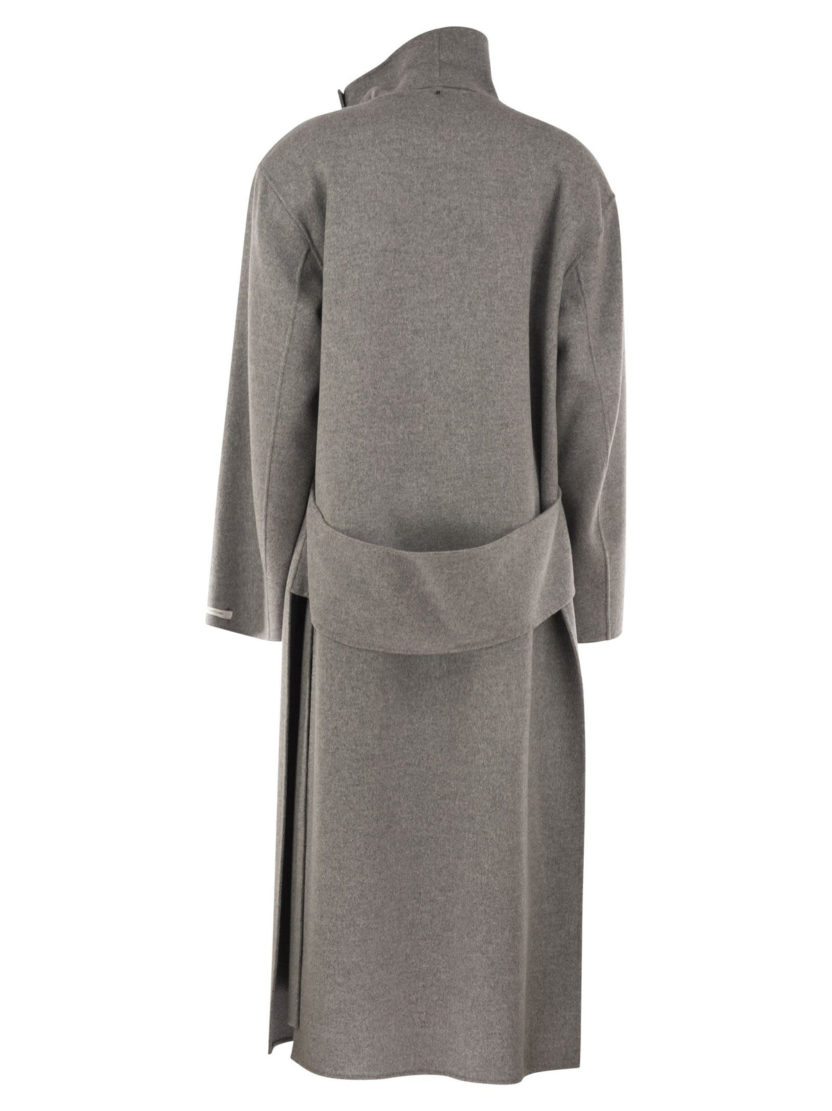 Sportmax Women Spsassenso - Long Virgin Wool Coat With High Neck SPORTMAX