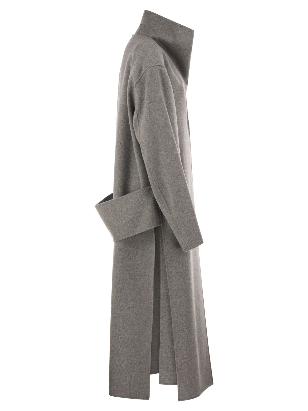 Sportmax Women Spsassenso - Long Virgin Wool Coat With High Neck SPORTMAX