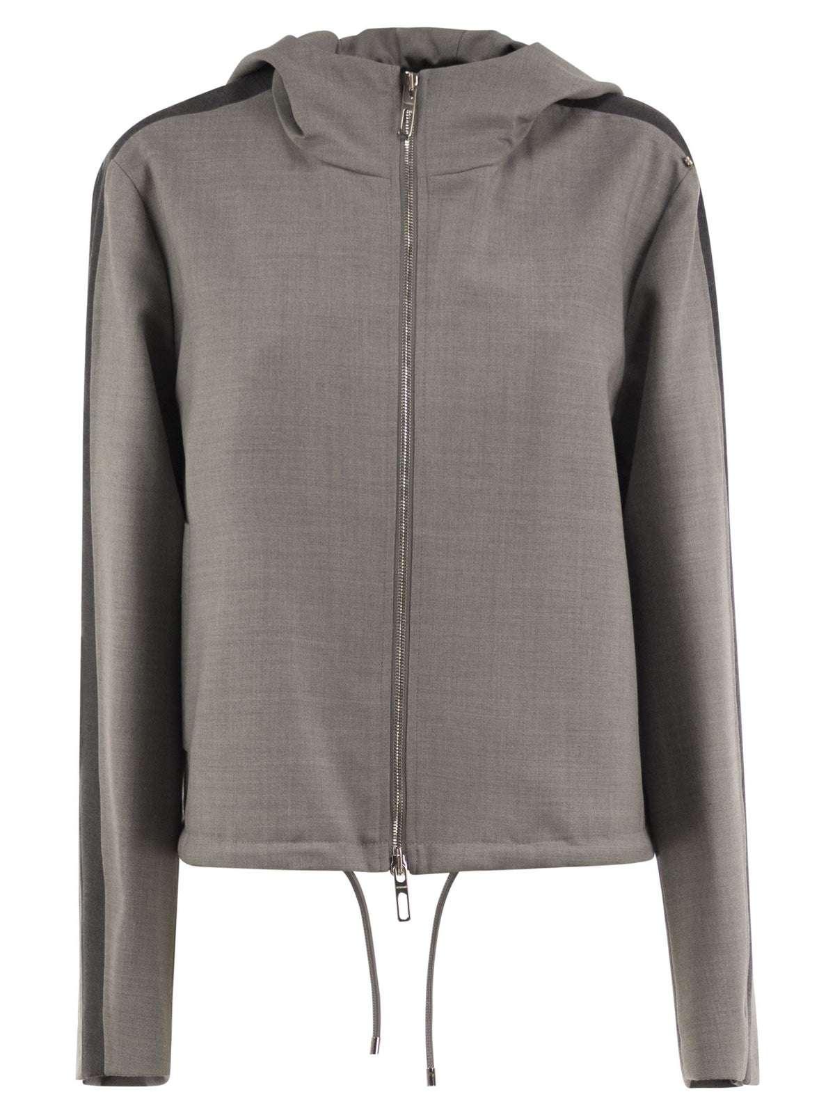 Sportmax Women Spxlepre - Virgin Wool Hooded Jacket SPORTMAX