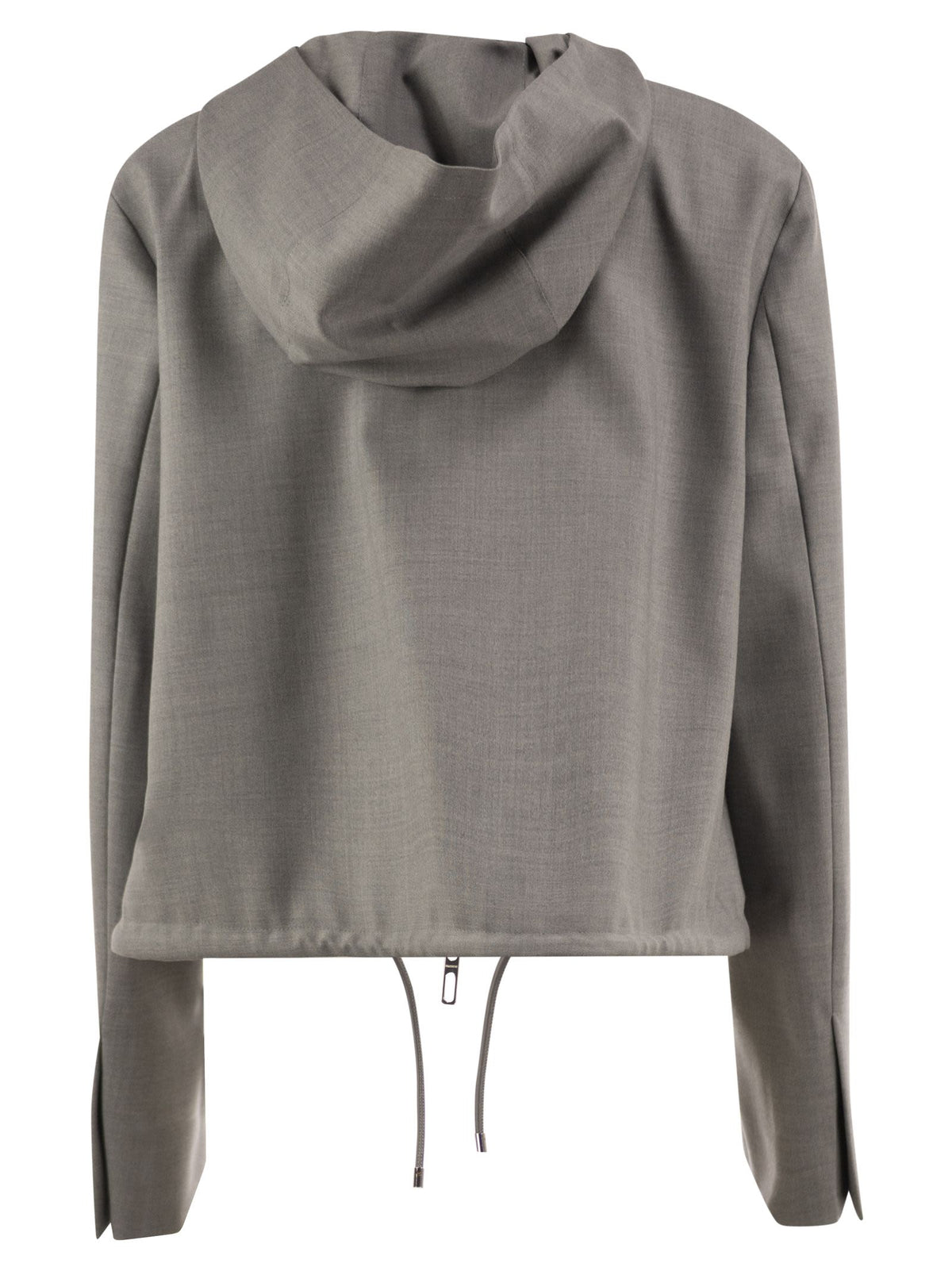 Sportmax Women Spxlepre - Virgin Wool Hooded Jacket SPORTMAX