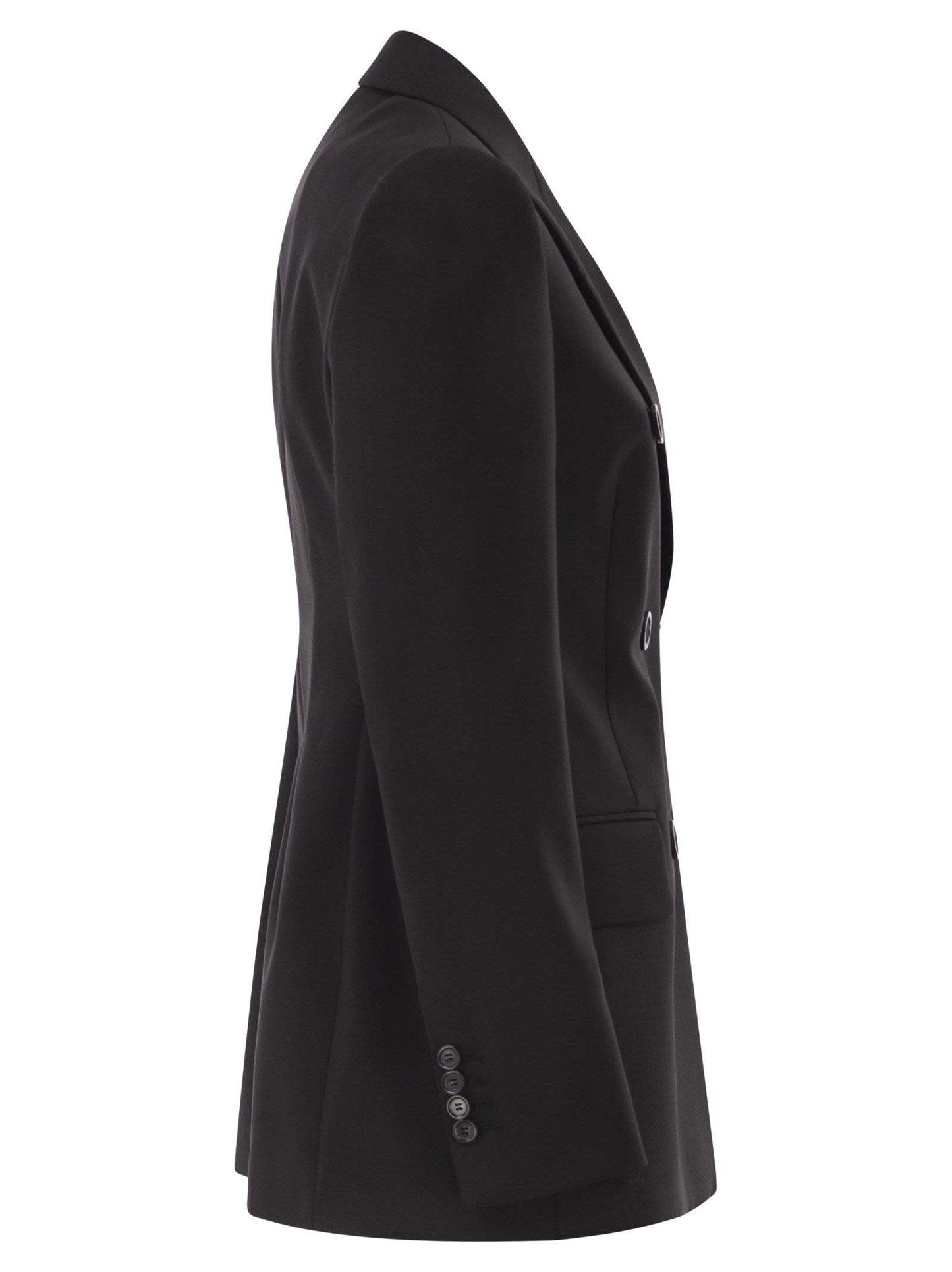 Sportmax Women Spxadamo - Tailored Double-Breasted Virgin Wool Blazer SPORTMAX