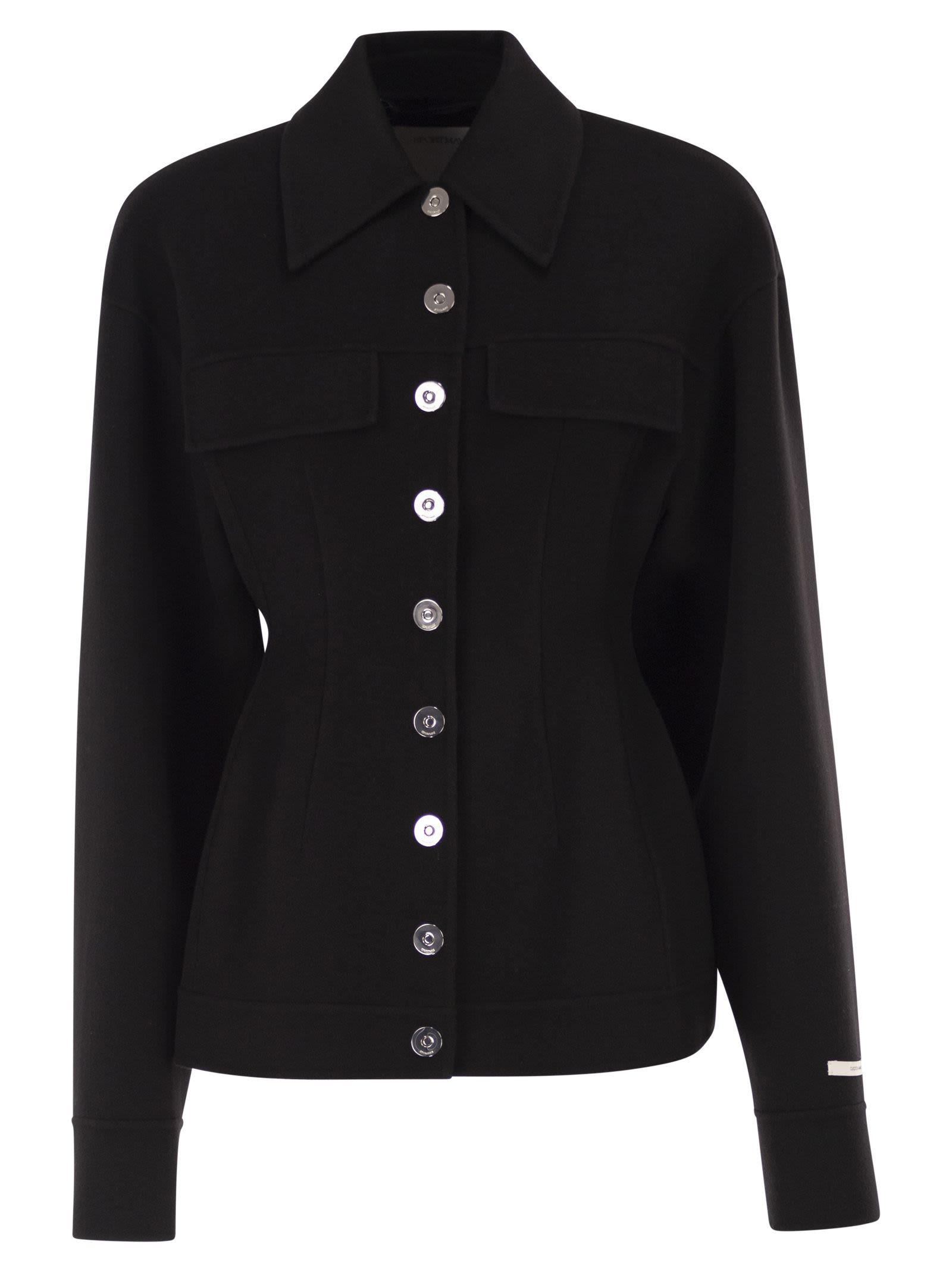 Sportmax Women Spxarena - Tailored Virgin Wool Jacket With Sculpted Silhouette SPORTMAX