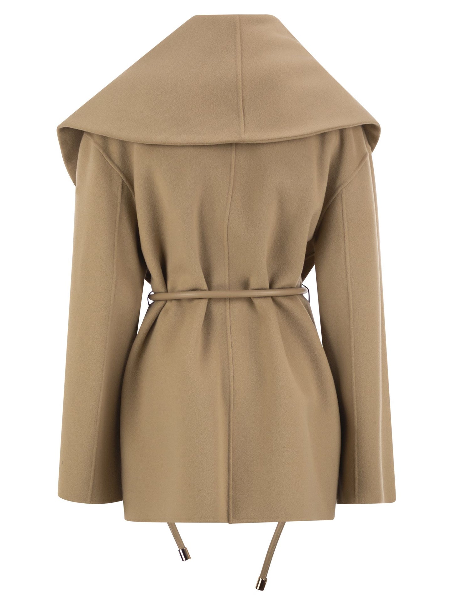 Sportmax Women Spxuguale - Wrap Short Coat In Virgin Wool SPORTMAX