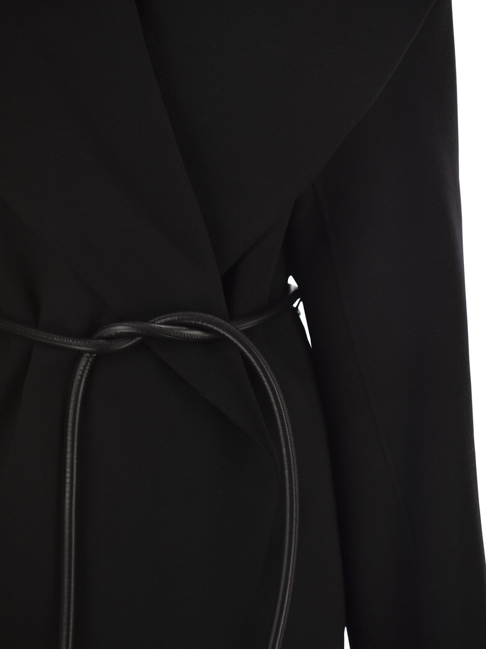 Sportmax Women Spxuguale - Wrap Short Coat In Virgin Wool SPORTMAX
