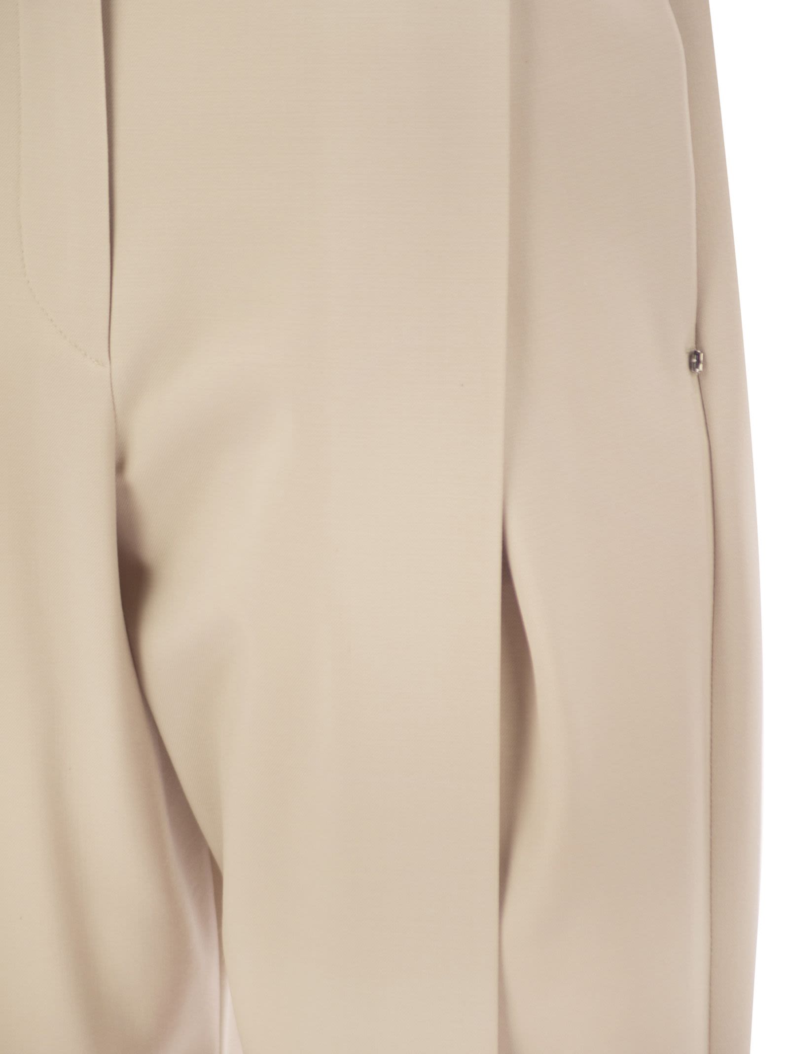 Sportmax Women Spxgirino - Wide-Leg Stretch Virgin Wool Trousers SPORTMAX