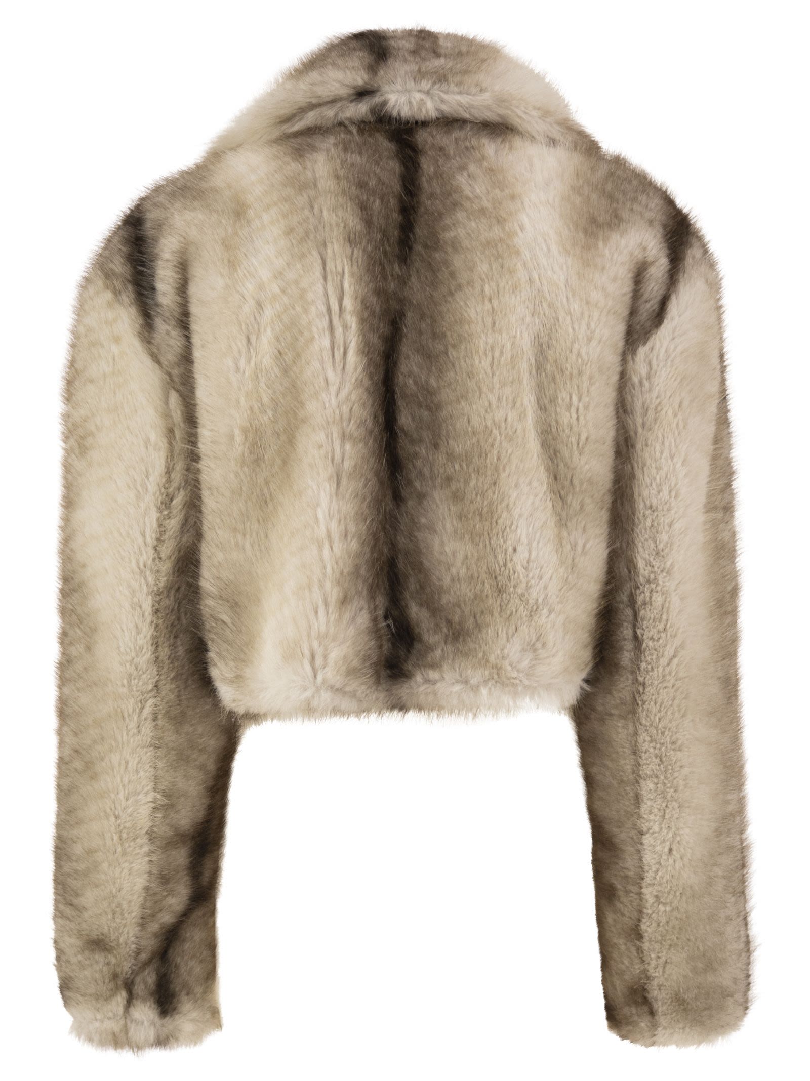 Sportmax Women Spxquantum - Short Faux Fur Jacket SPORTMAX