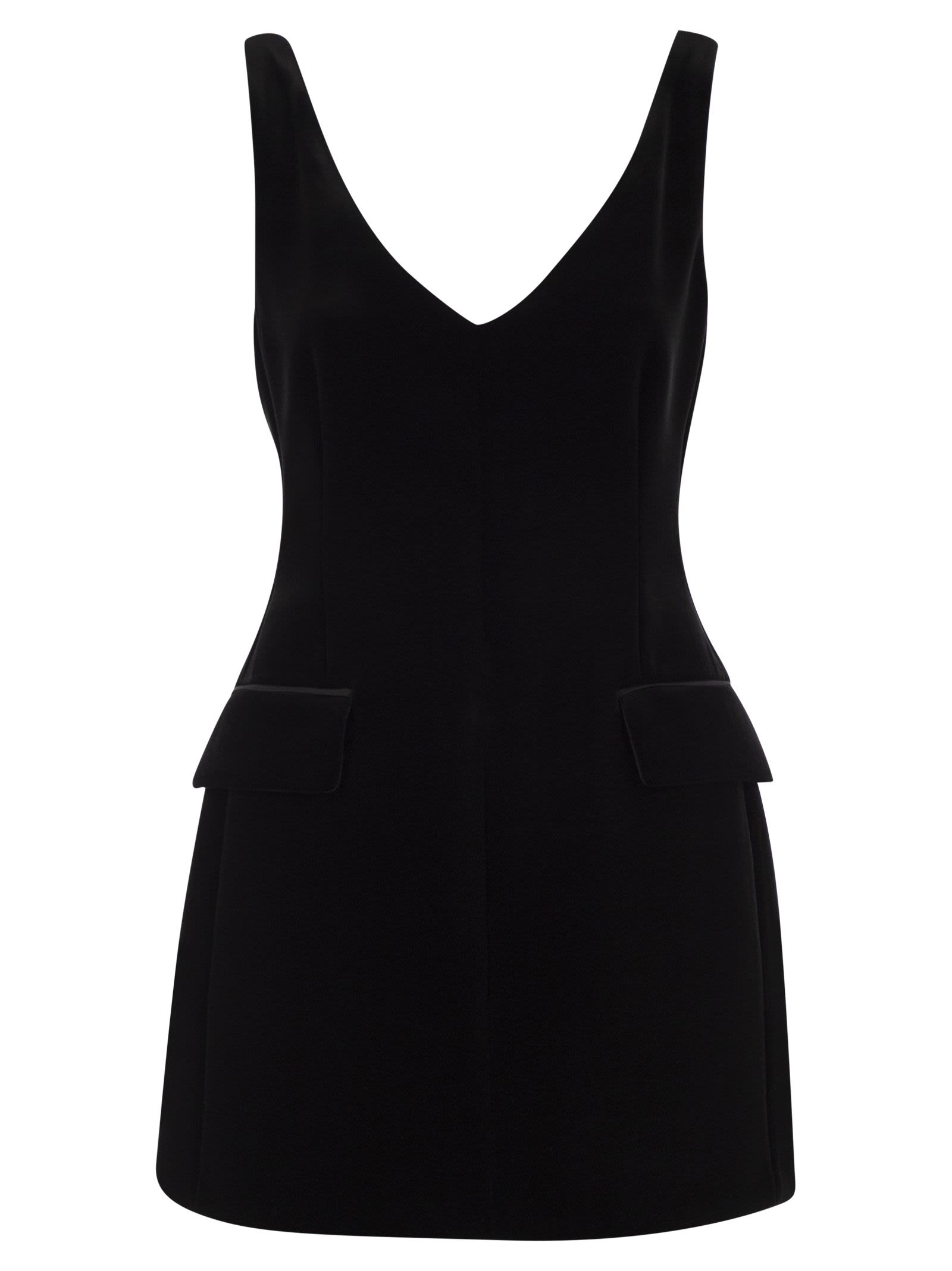 Sportmax Women Spxtefrite08 - Structured Mini Dress With V-Neckline SPORTMAX