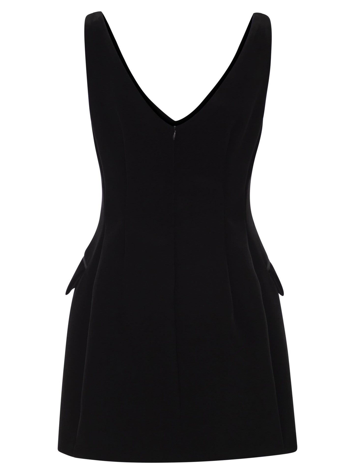 Sportmax Women Spxtefrite08 - Structured Mini Dress With V-Neckline SPORTMAX