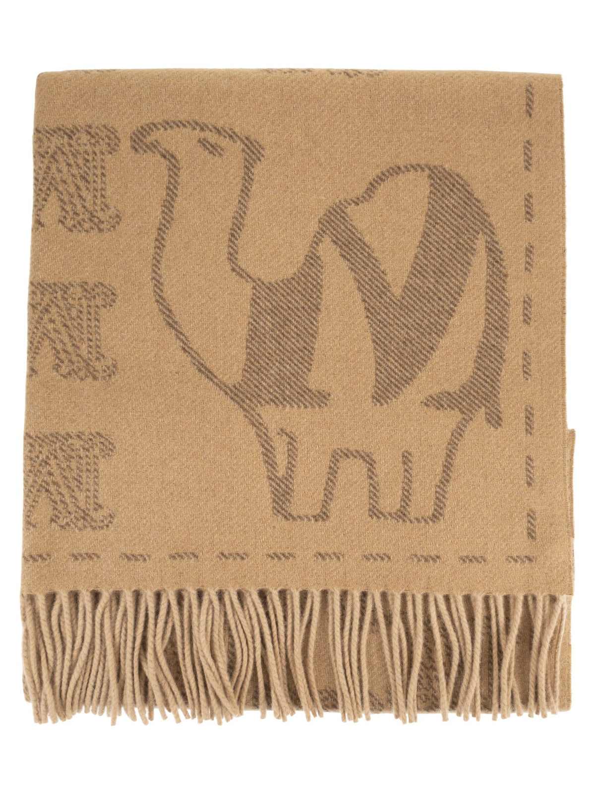 Max Mara Women Mxacharme - Pure Cashmere Jacquard Monogram Scarf MAX MARA